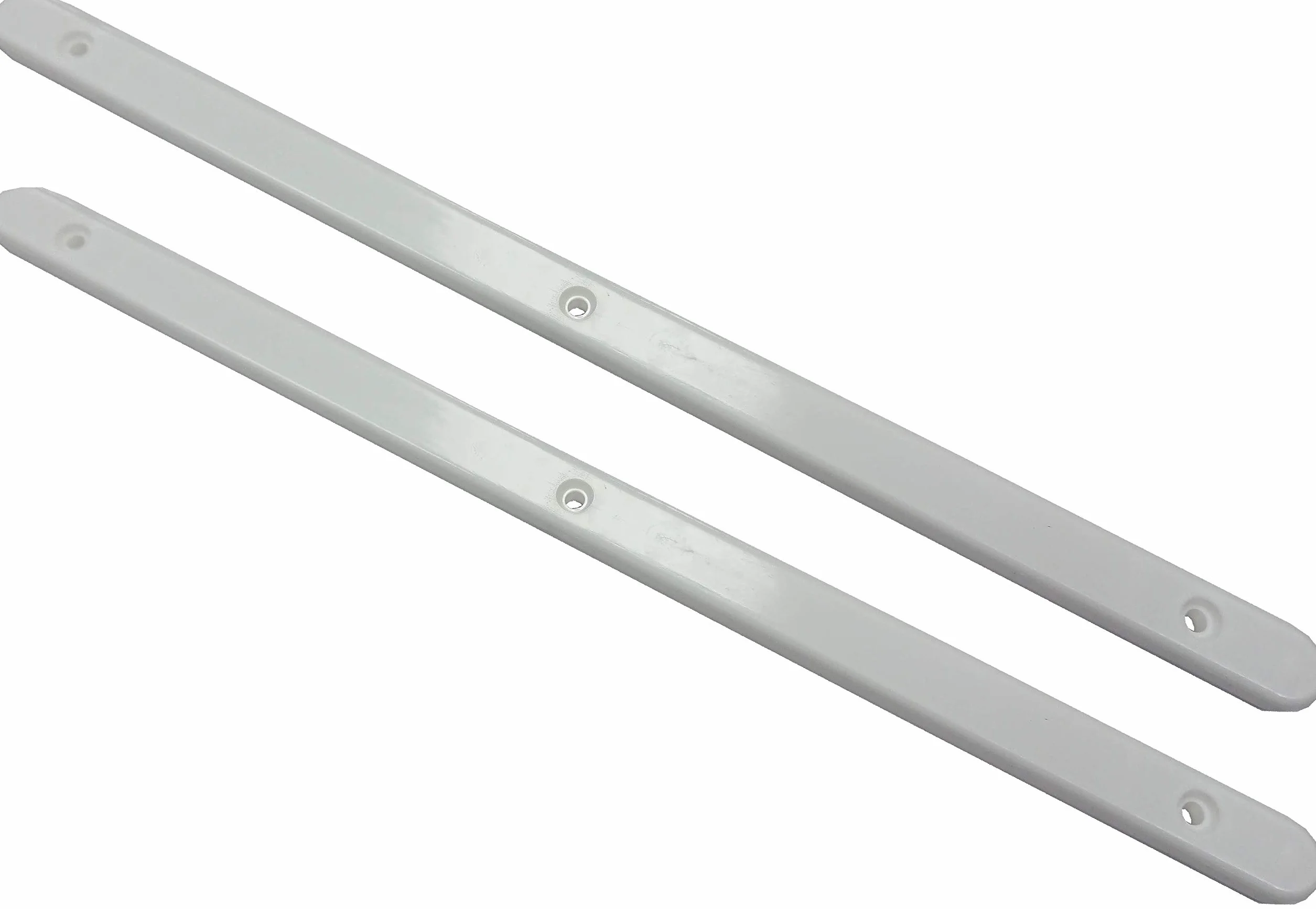 Merriway® BH07113, białe szuflady 310 mm (12,5 cala) x 16 mm x 6 mm, plastik, opakowanie 10 sztuk