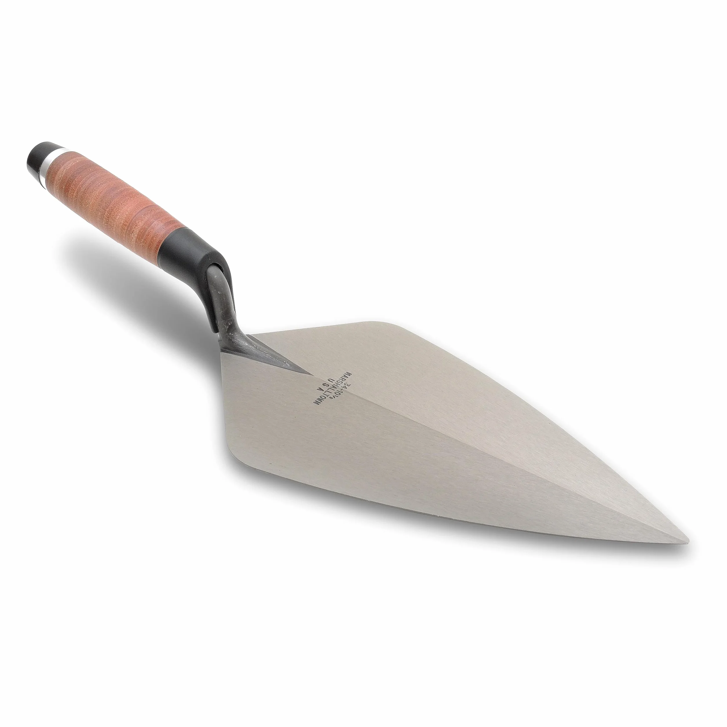 Marshalltown 34L11 Kielnia do cegły 28 cm - Skórzany uchwyt, brązowa