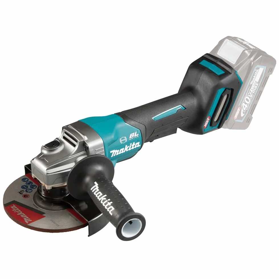 Makita GA036GZ akumulatorowa szlifierka kątowa 40 V maks. (bez akumulatora, bez ładowarki), petrol