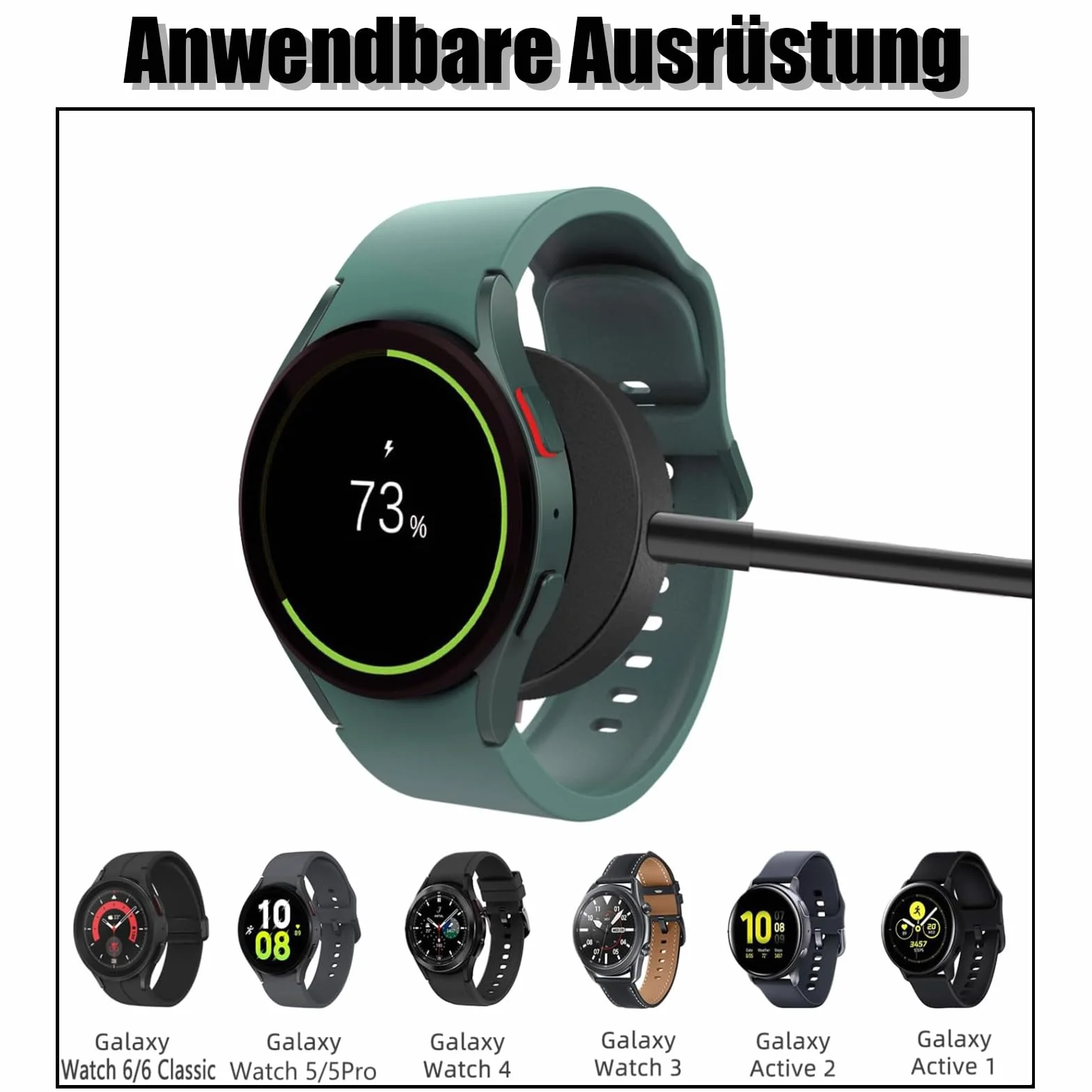 Ładowarka Bezprzewodowa Samsung Watch 5W USB-C 1m Ultra/7/6/Classic/5/Pro/4/3/Active