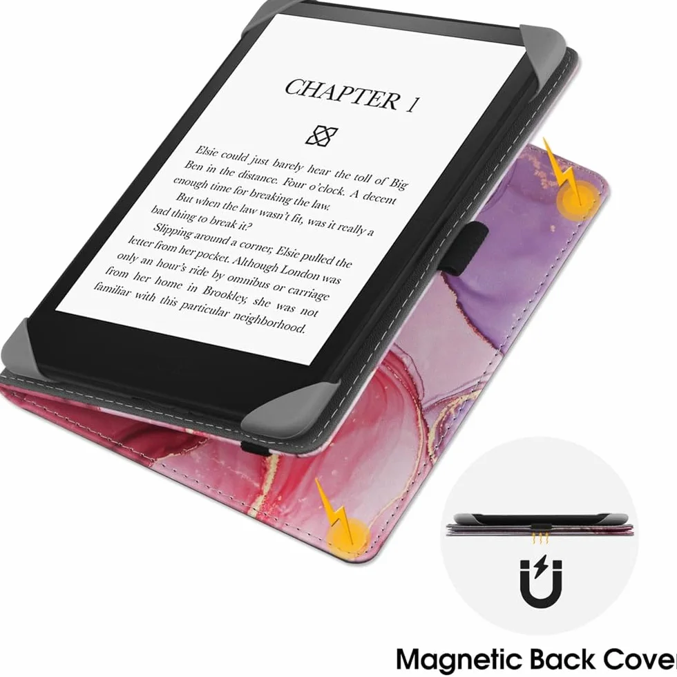 HGWALP Uniwersalne etui na czytniki e-booków 6″-7″ z paskiem na dłoń