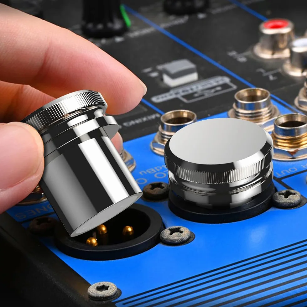 Tertullus 2 sztuki XLR zaślepki rodowane żeńskie XLR Cap xlr nakładki ochronne (rodowane, 2 sztuki XLR żeńskie)