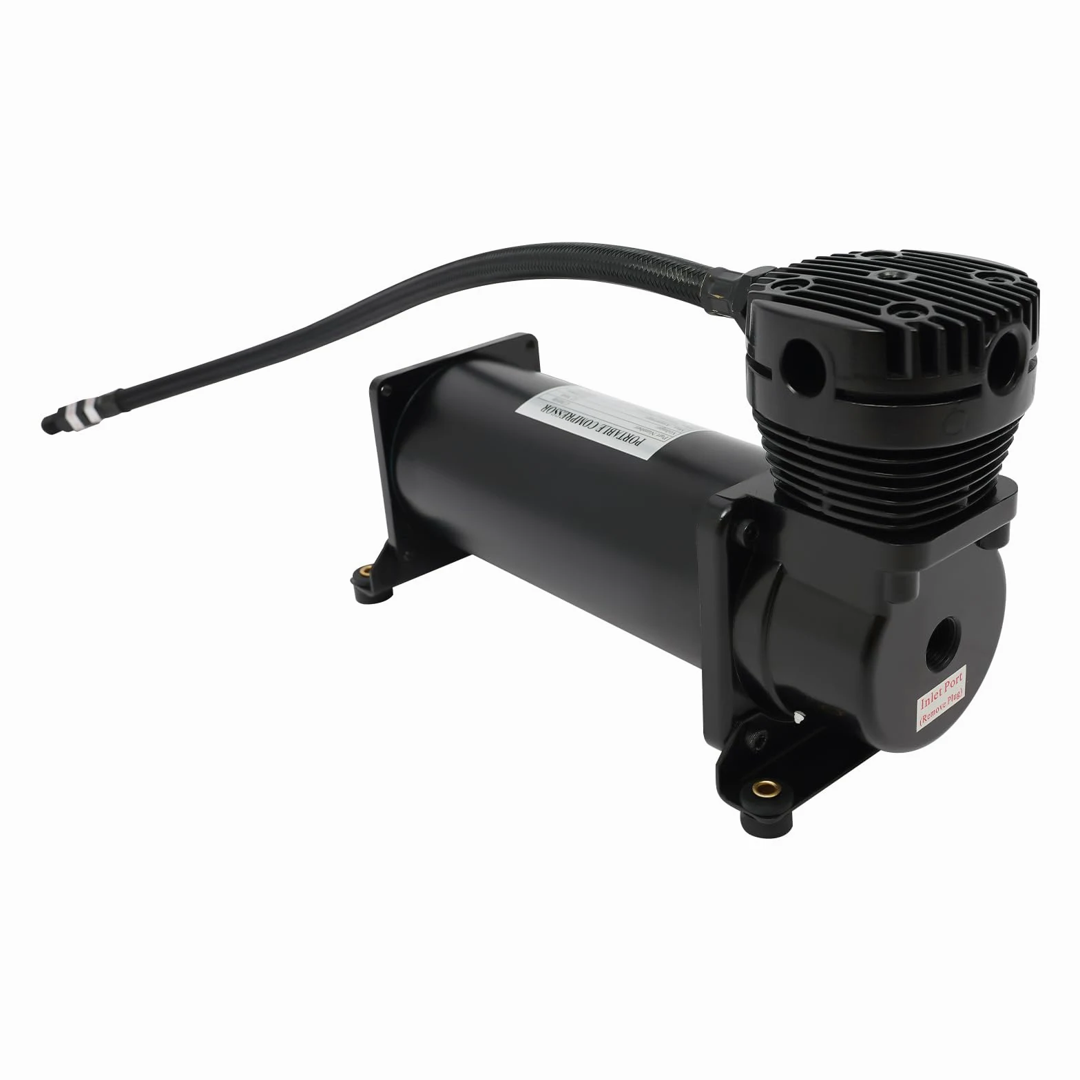 Sprężarka powietrza samochodowa, 12 V, 200 psi, przenośna sprężarka powietrza, pompka do opon samochodowych, vanów, ciężarówek, pontonów