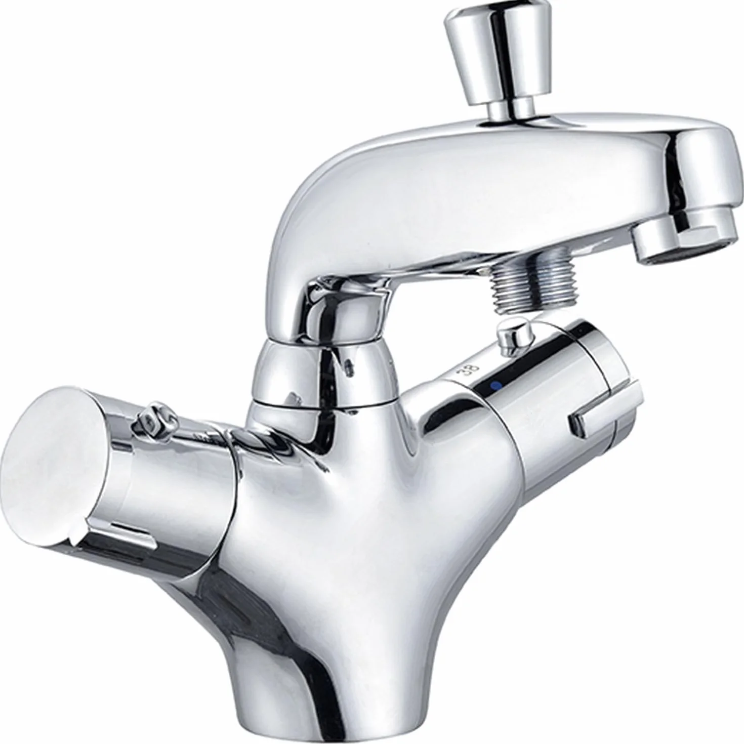 Rousseau 4053970 Wolga 2 Mtro termostatyczny zawór mieszający wanna/prysznic, chrom