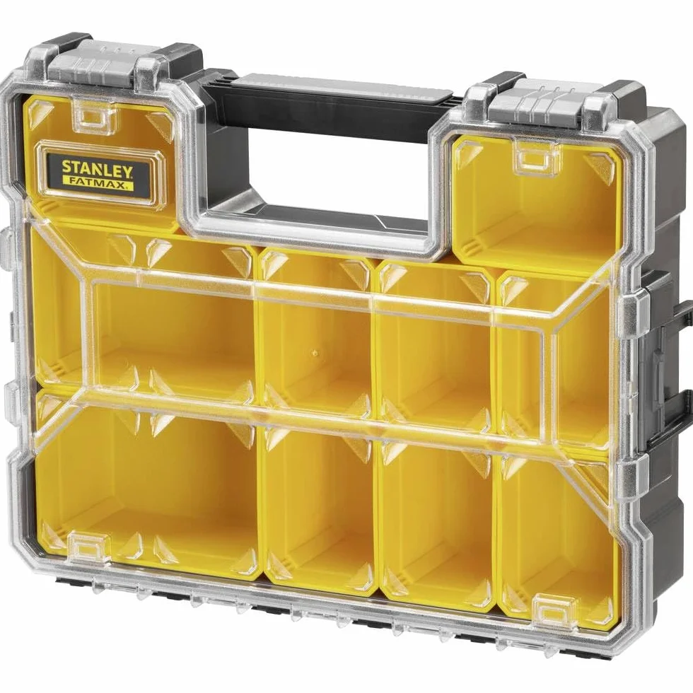 Stanley Fatmax 1-97-521 Pudełko do Przechowywania, Tworzywo Sztuczne, Żółta/Czarna, 45 x 12 x 36 cm