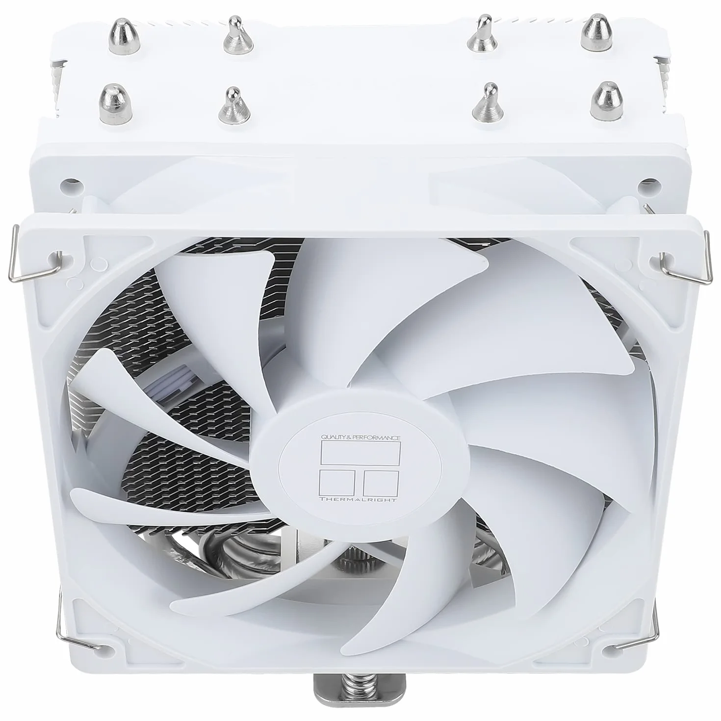 Thermalright Assassin X 120 SE biały wentylator chłodzący CPU, 4 rury grzewcze, TL-C12CW PWM, łożysko S-FDB, AMD AM4 AM5/Intel LGA1700/1150/1151/1155/1156/1200