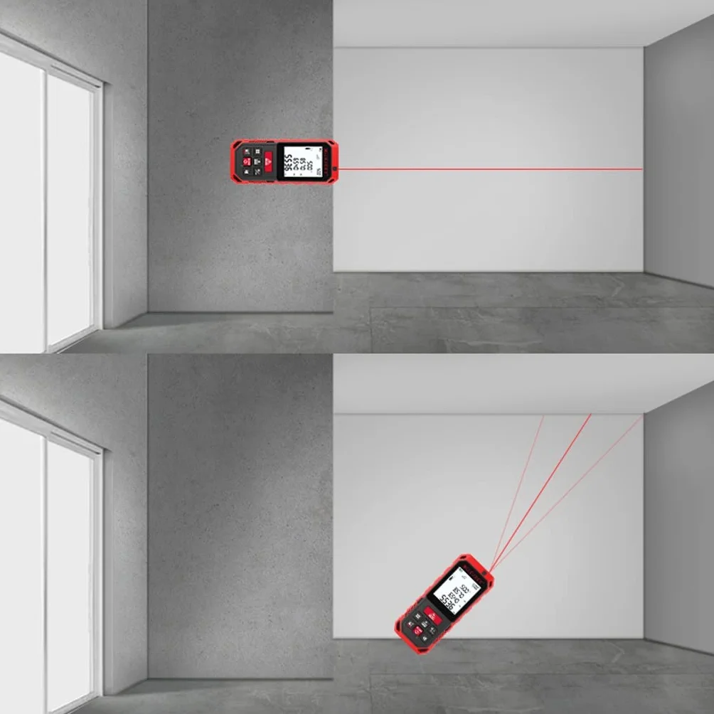 Laser Rangefinder Handheld Bluetooth Władca pomiarowy pomiar pomiaru pomiaru pomiaru linijki Laser Laster (Size : 50 meters)