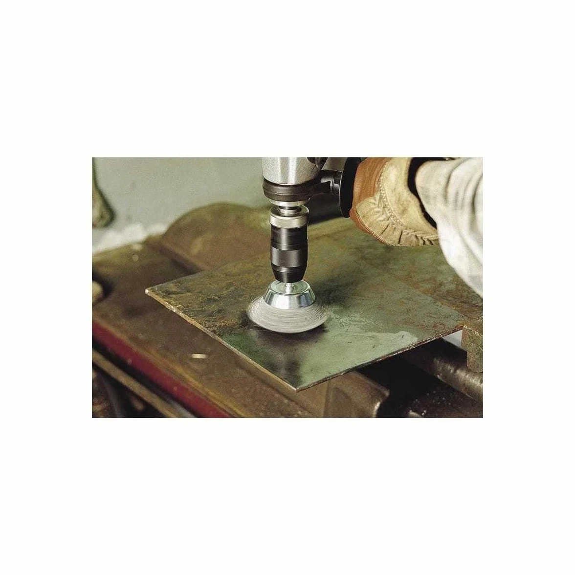 Wolfcraft 2133000 Zestaw Szczotek Drucianych ze Stali, Srebrny, Trzon Ø 6 mm, 4 Sztuki