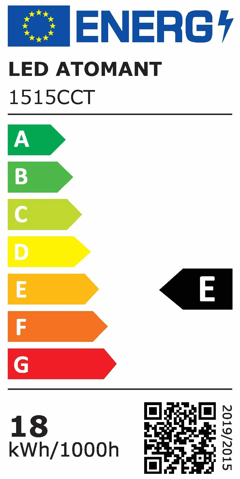 LED ATOMANT Opakowanie z 4 lampkami LED 120 cm 18 W, CCT (przełącznik wyboru koloru ciepła biel, neutralna biel lub zimna biel), 2200 lumenów, rozrusznik w zestawie, norma T8