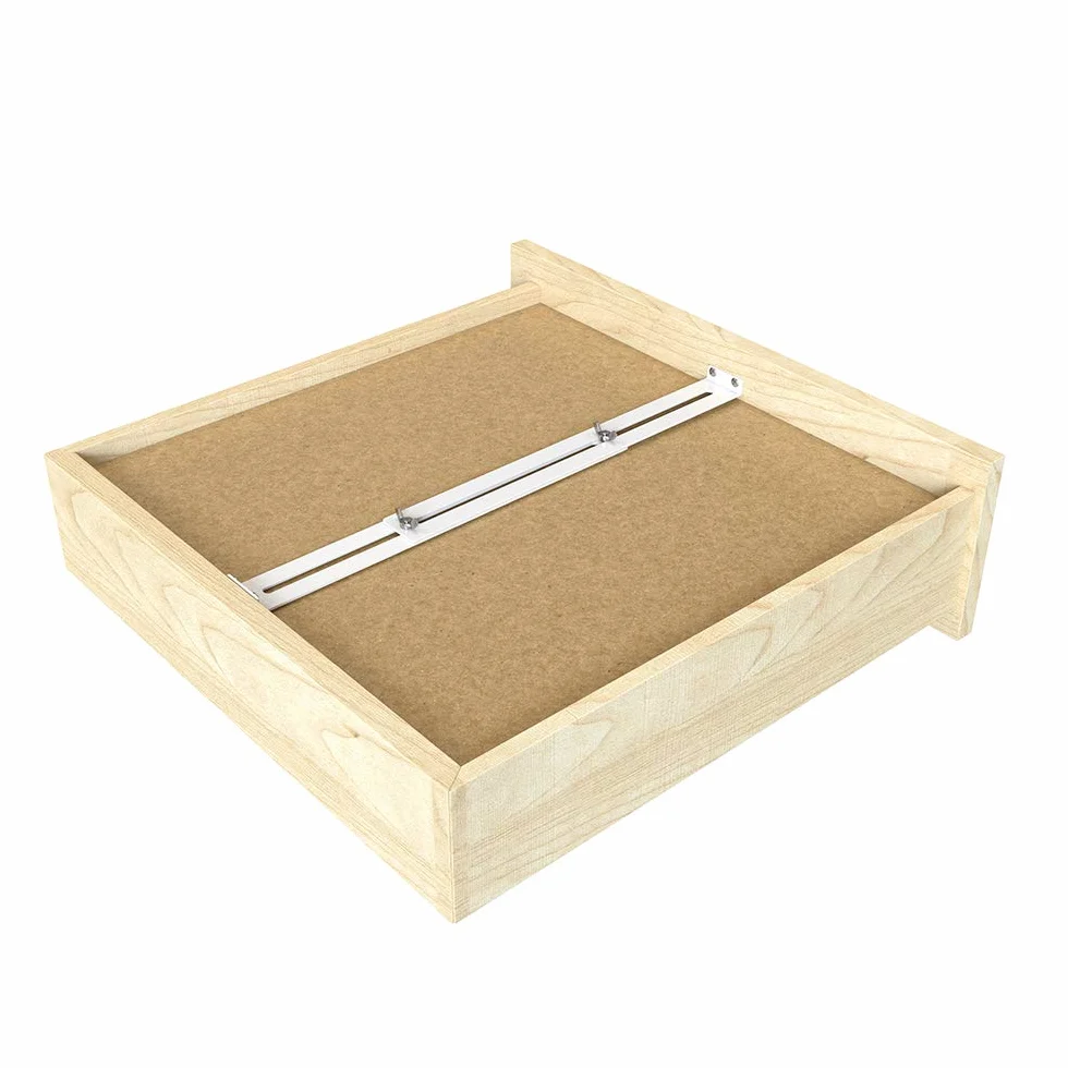 FRMSAET Zestaw naprawczy szuflady - służy do wzmacniania i naprawy drewnianych/MDF/płyt wiórowych Szuflady Wzmocnienie szafki Heavy Duty Steel Hardware Akcesoria - zawiera śruby (4 szt.)
