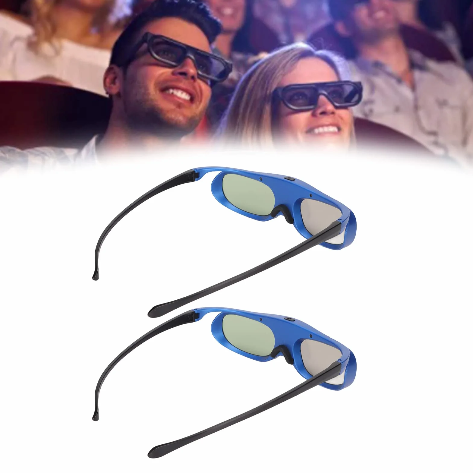 Okulary 3D DLP Link Aktywna Migawka 144 Hz Wbudowana Bateria 80 MAh do Projektorów XGIMI ZX4 H1 JMGO G1 G3 X1 Acer Optoma