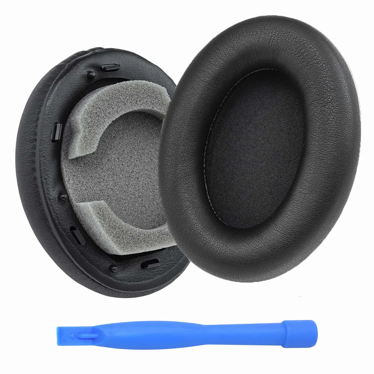 Sony WH-1000XM3 Nausznik Słuchawek Noise Cancelling Memory Foam Protein PU Wymienna Poduszka Uszu Czarny
