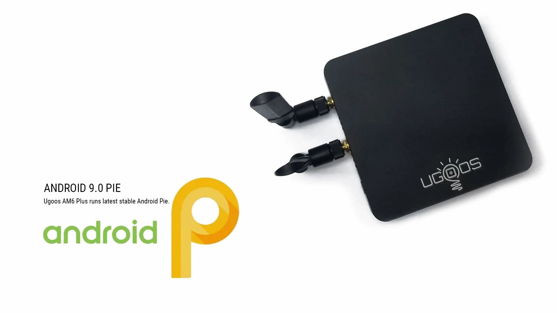 Ugoos AM6B Plus TV Box Amlogic S922X-J Android 9.0 DDR4 4 GB RAM 32 GB ROM WiFi6 1000 M USB 3.0 BT5.0 4K H.265 HDR TV Box