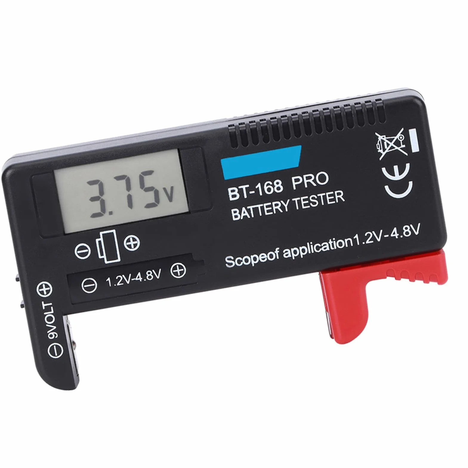 Cyfrowy Tester Baterii LCD Przenośny Przyrząd do Sprawdzania Baterii Guzikowych