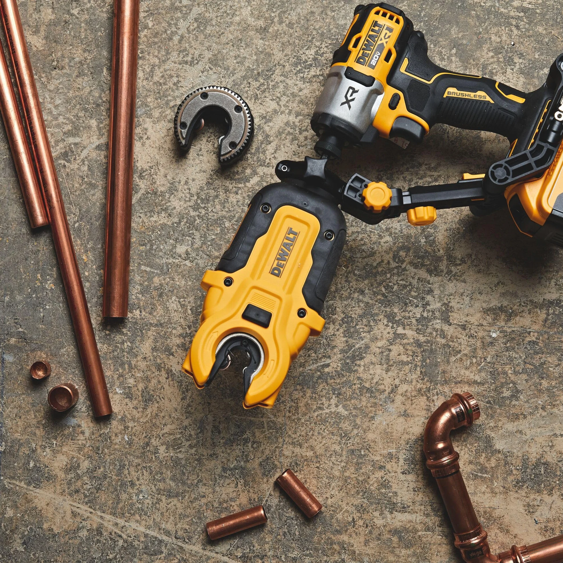 DEWALT IMPACT CONNECT obcinak do rur miedzianych, mocowanie wkrętarki udarowej, obcinacz do rur (DWACPRIR)