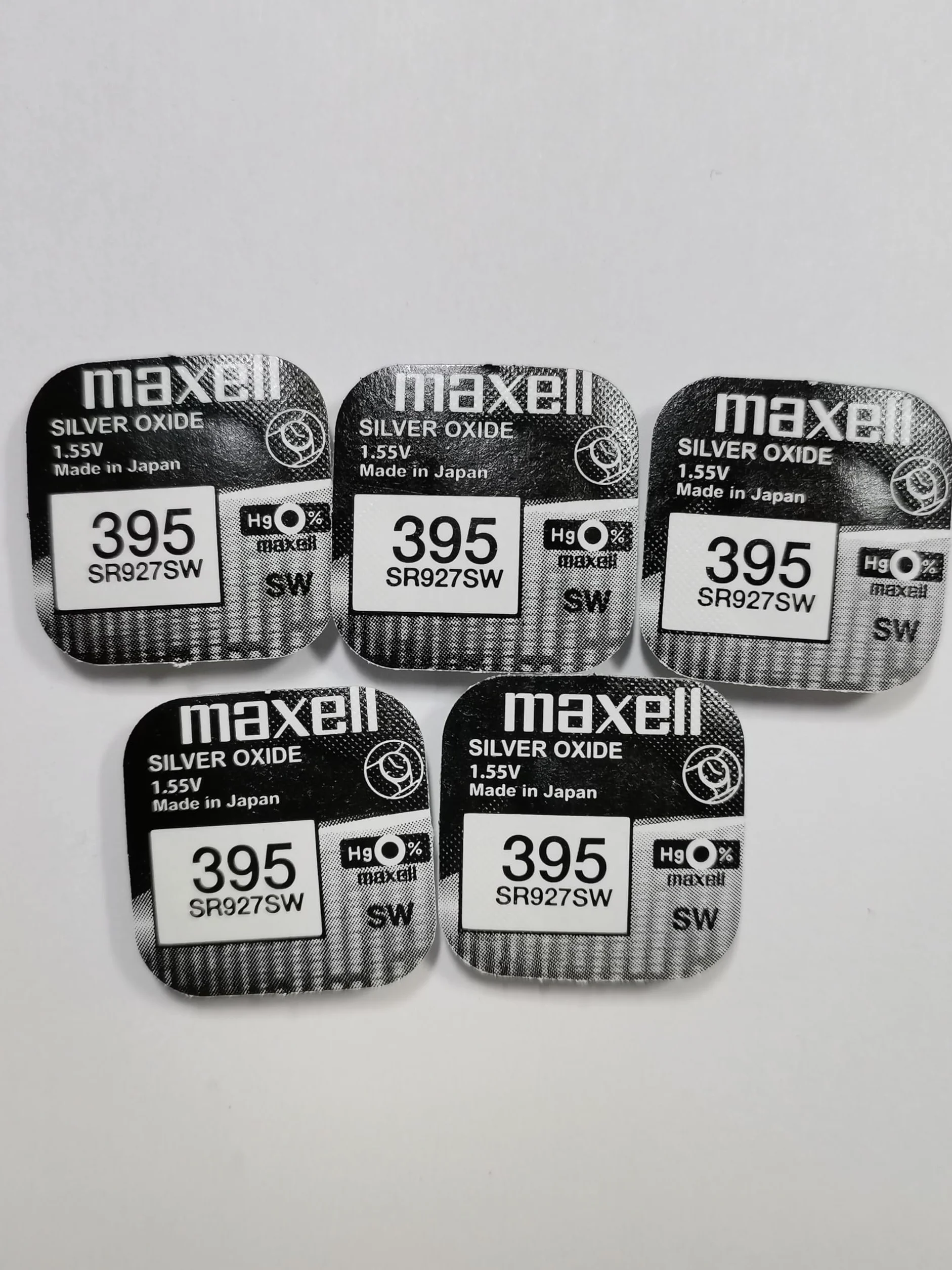 Maxell SR927SW 1,55V 395 Bateria do zegarka 5 szt.