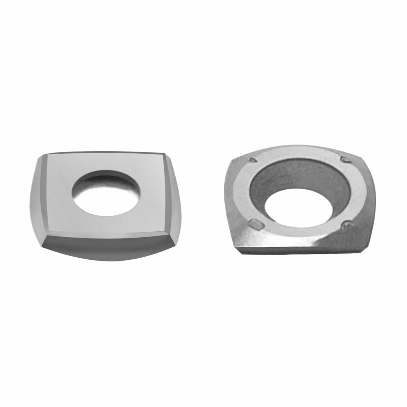 Płytki zamienne z węglików spiekanych o ujemnym kącie cięcia, 15 x 15 x 2,5 mm, R50, wymienne wkładki z węglików spiekanych do narzędzi, 10 sztuk