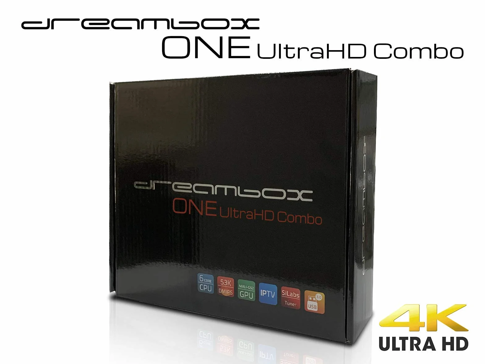 Dreambox One Combo Ultra HD 4K 2160p DVB-S2X DVB-C/T2 Tuner E2 Linux Dual WiFi H.265 HEVC