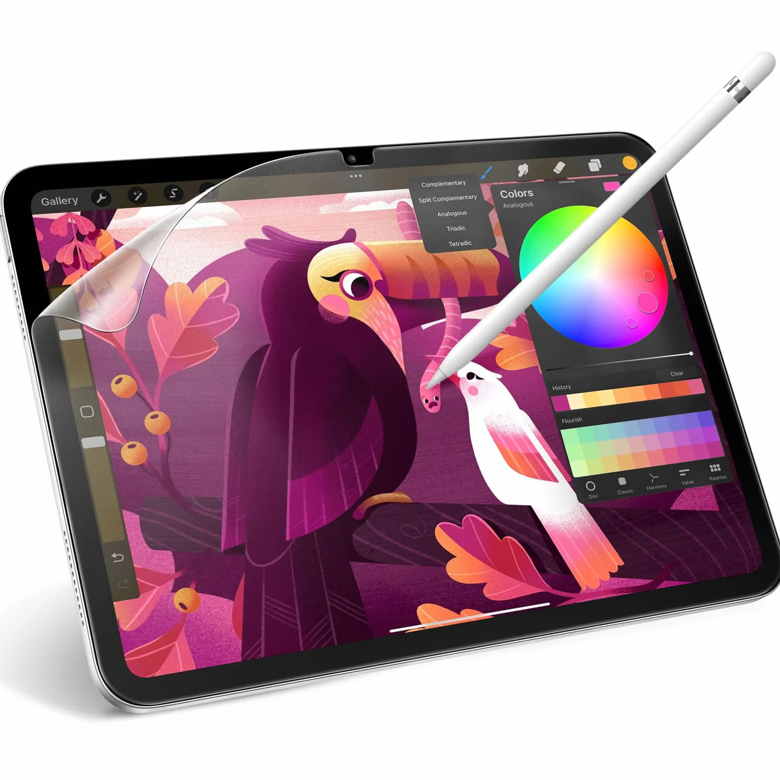 JETech Papierowa Ochraniacz Ekranu dla iPad (A16) 11./10. Generacja (2025/2022), Przeciwodblaskowy, Matowa Folii PET