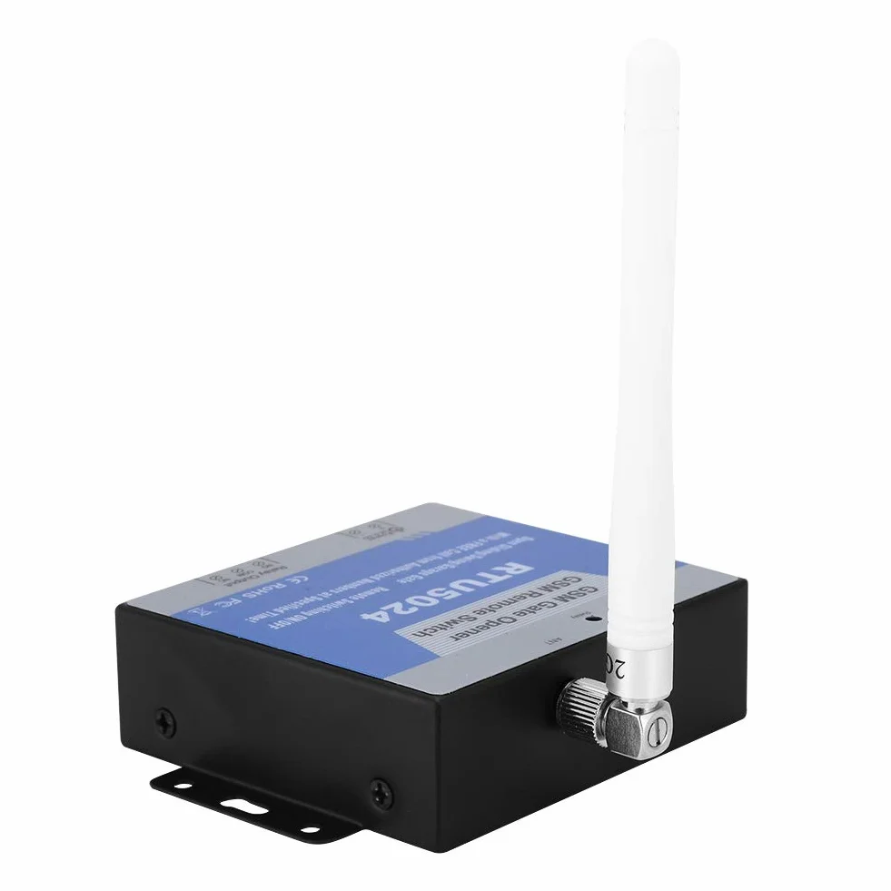 GSM otwieracz bramy, RTU 5024 kontroler dostępu, zdalne włączanie/wyłączanie, darmowe połączenia SMS, obsługa poleceń 850/900/1800/1900 MHz