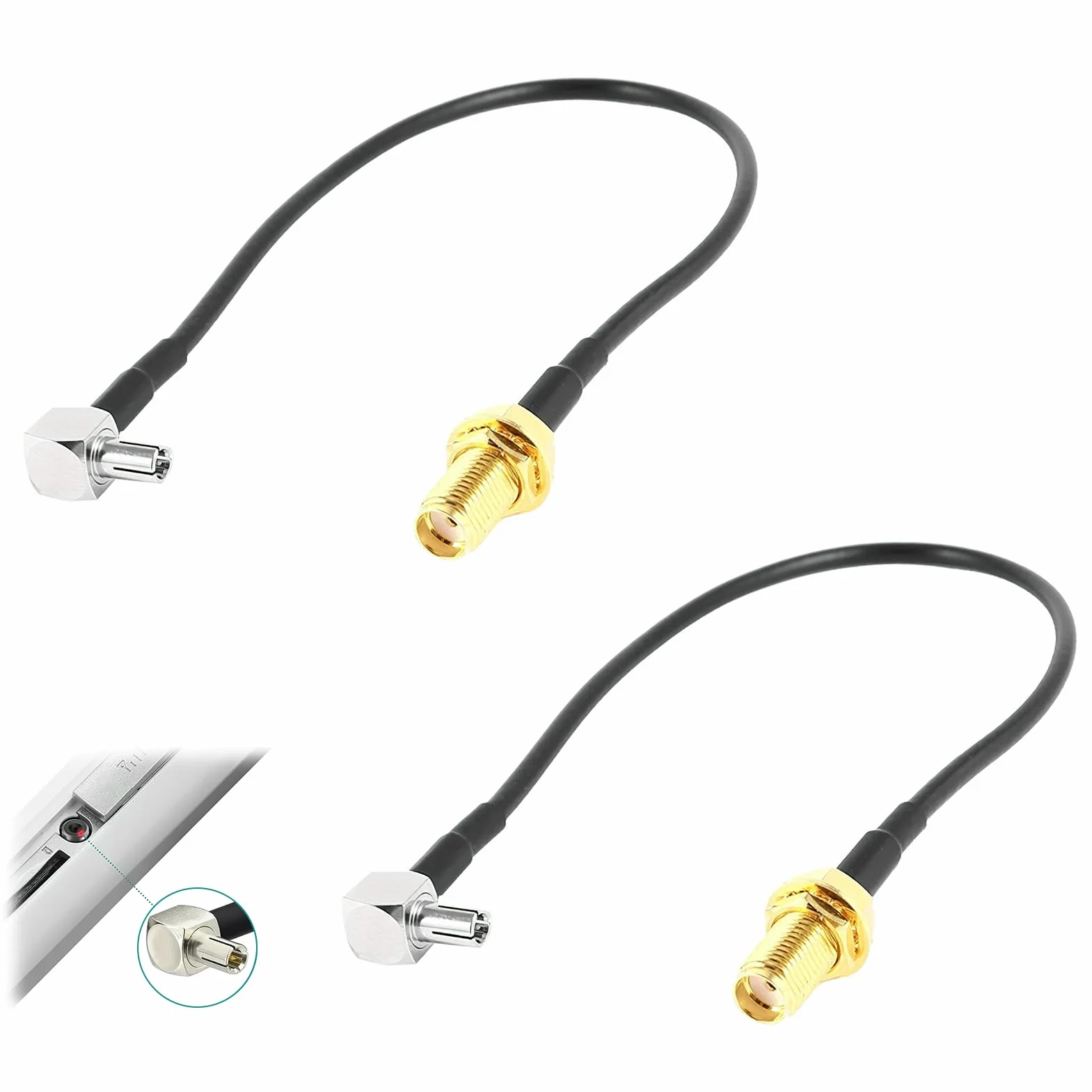 SMA do TS9 RG174 Kabel Kątowy z Adapterem Przedłużacz 20 cm dla Huawei 2G 3G 4G LTE Antena UMTS