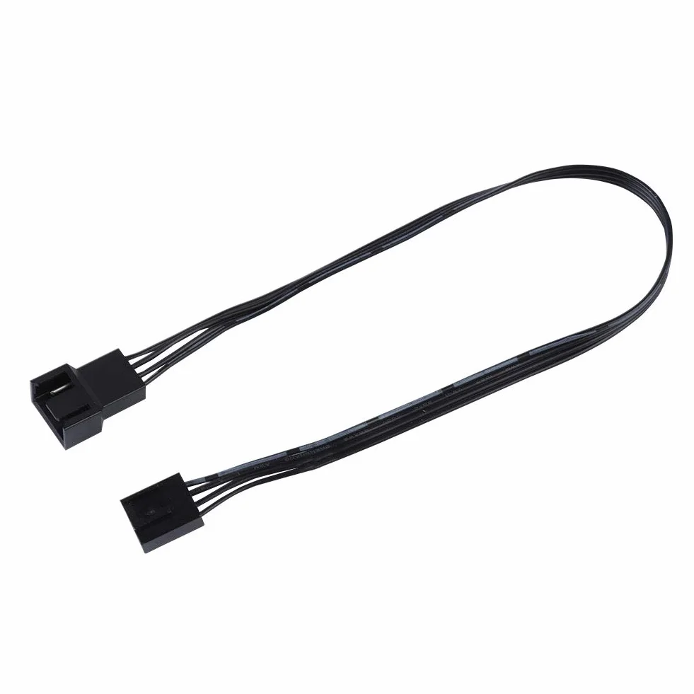 Przedłużacze PWM 4PIN 4-pin do wentylatorów PC, gniazdo-wtyczka 4-pin i 3-pin, 5 sztuk