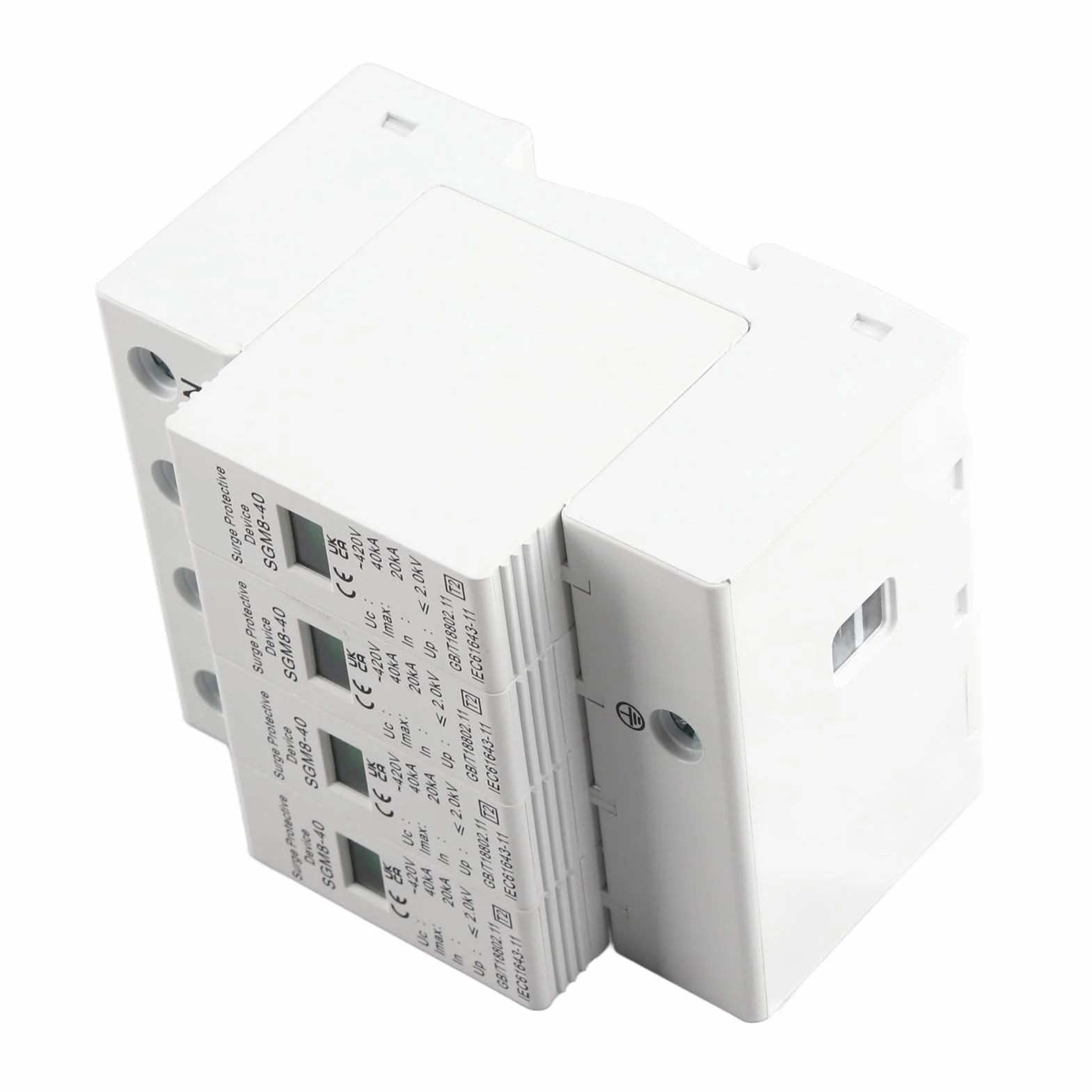 Ochronnik przeciwprzepięciowy 4P 40KA 220V szyna DIN