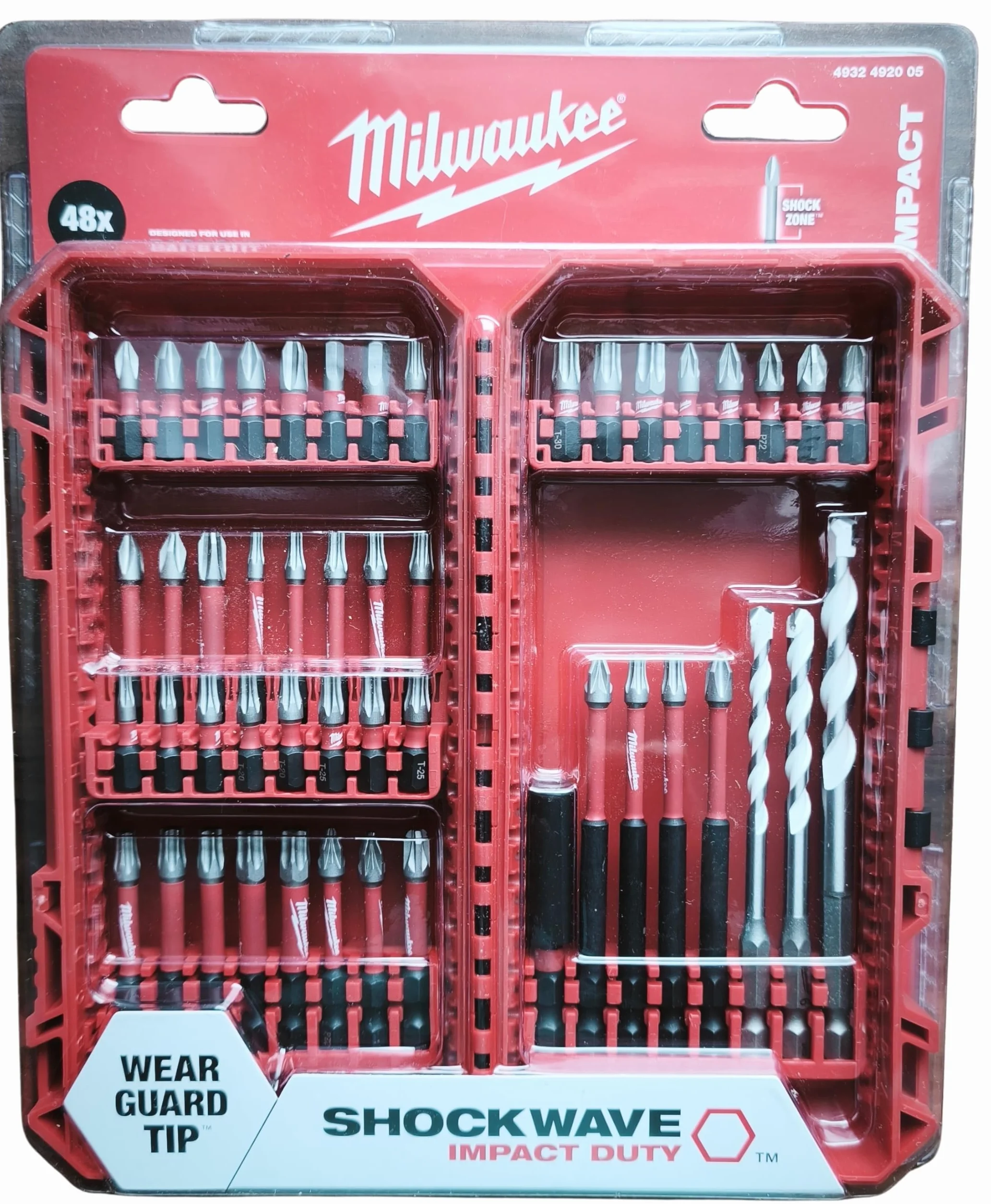 Milwaukee Zestaw bitów do wkrętaków 4932492005 25, 50, 90 mm