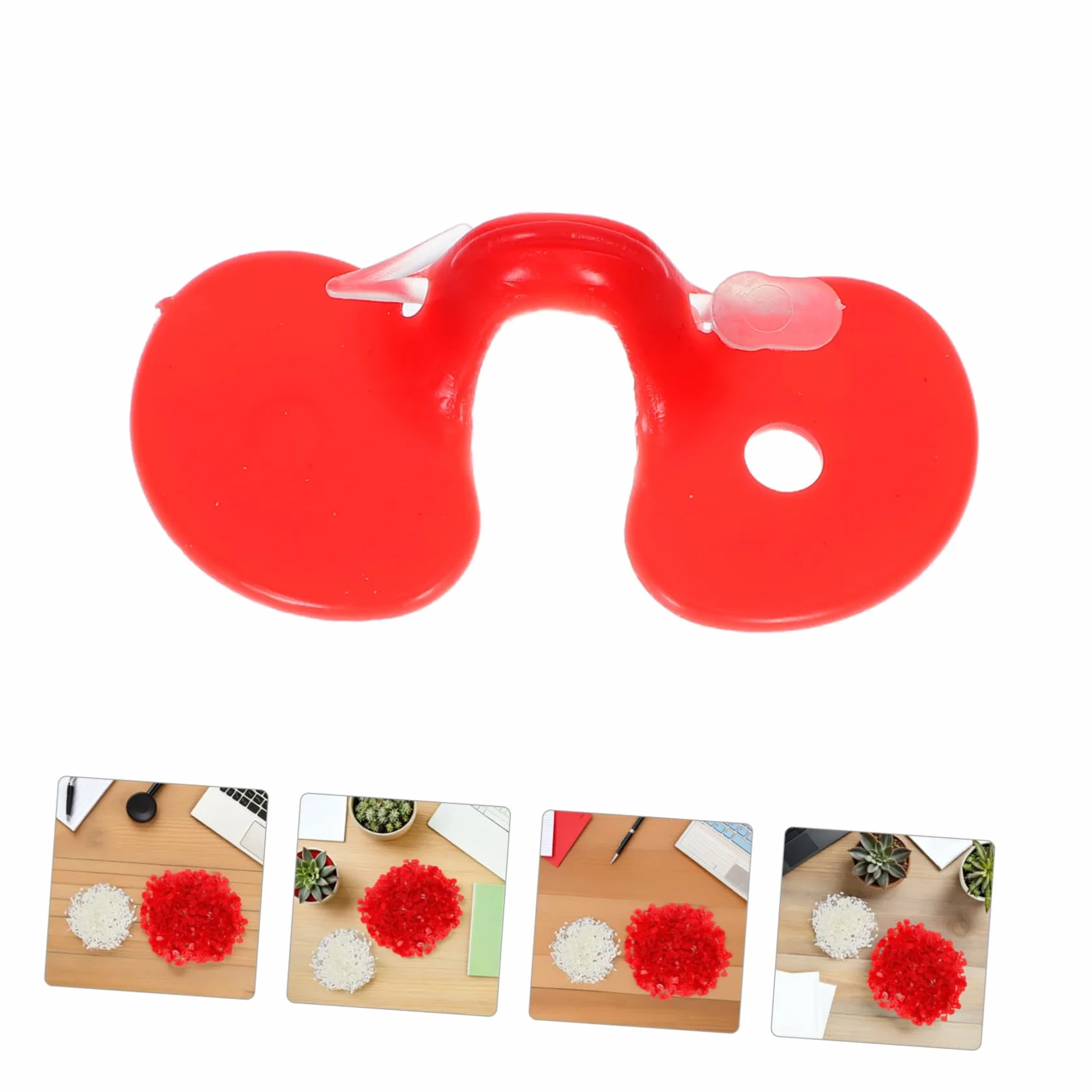 1000 Sztuk Szt Plastikowe Okulary dla Drobiu Ergonomiczne Antydzióbki Uniwersalne Narzędzia Przeciw Dziobaniu Kur Łatwe Utrzymaniu i Trwałe Okulary Ochronne dla Bażantów i