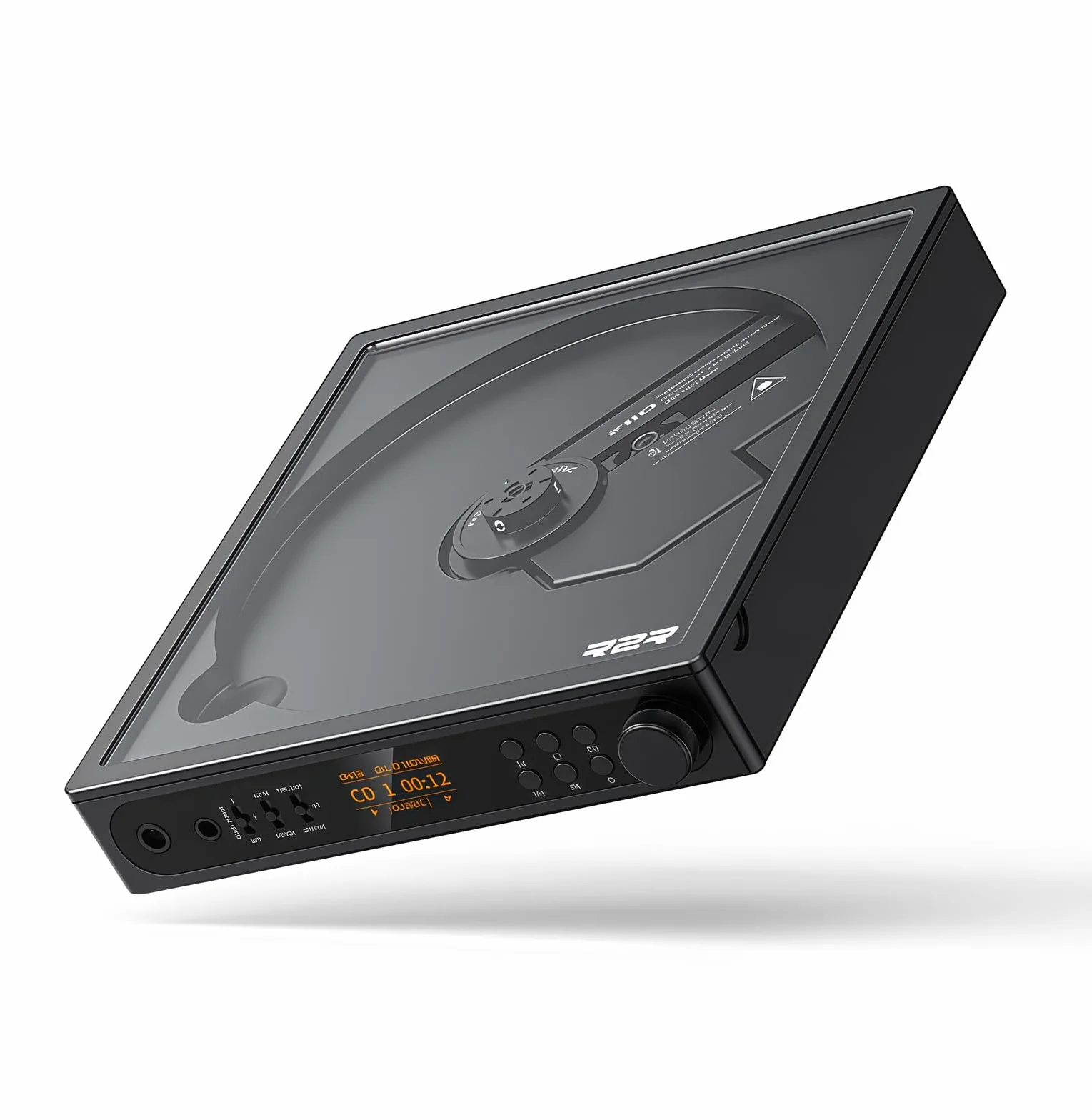 FiiO DM15 przenośny odtwarzacz stereo CD z 24-bitowym DAC R2R, 1150mW, Bluetooth aptX, HiFi Audio