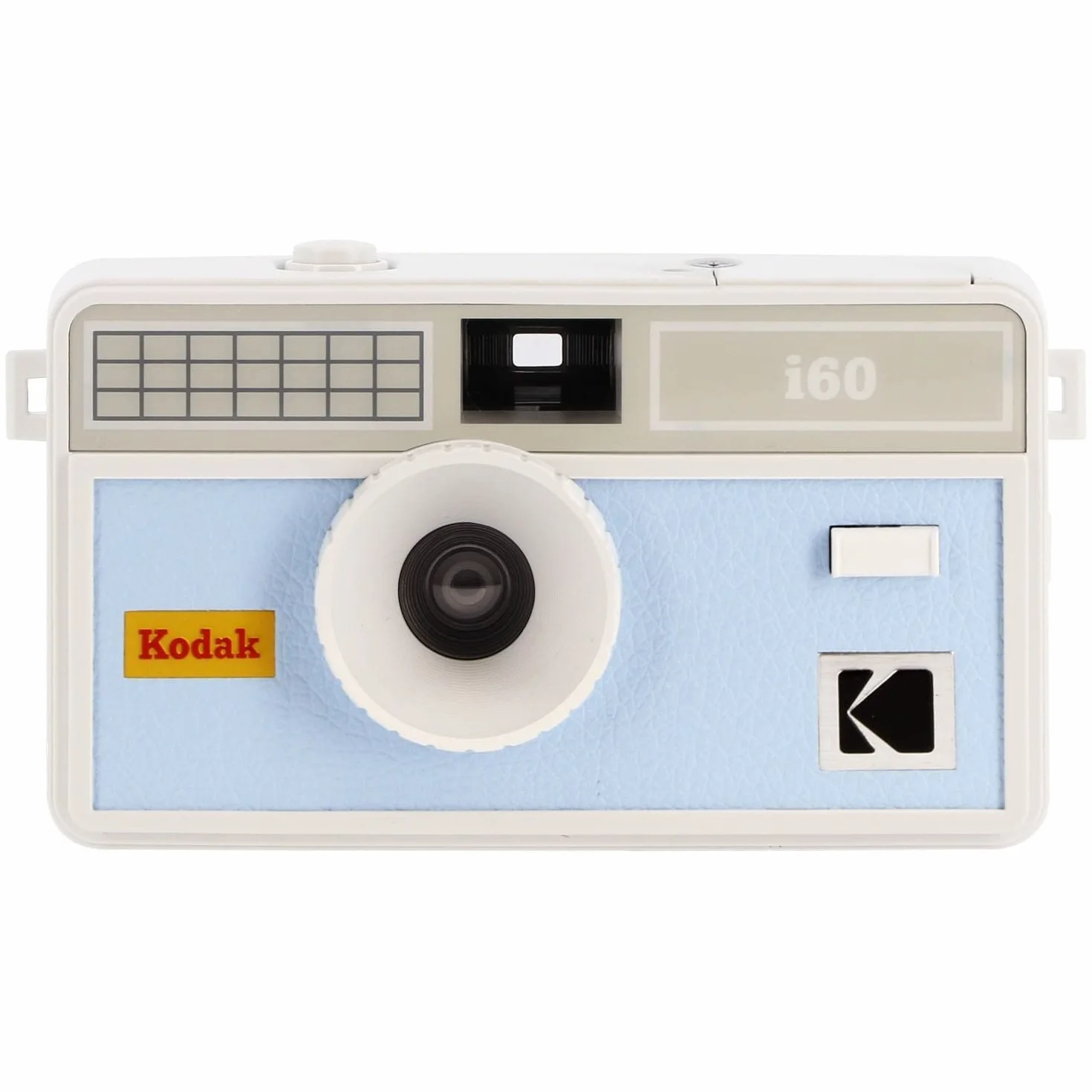 Kodak Kamera filmowa wielokrotnego użytku i60 35 mm - styl retro, bez ostrości, wbudowana lampa błyskowa, naciśnij i wyskakująca lampa błyskowa (Baby Blue)
