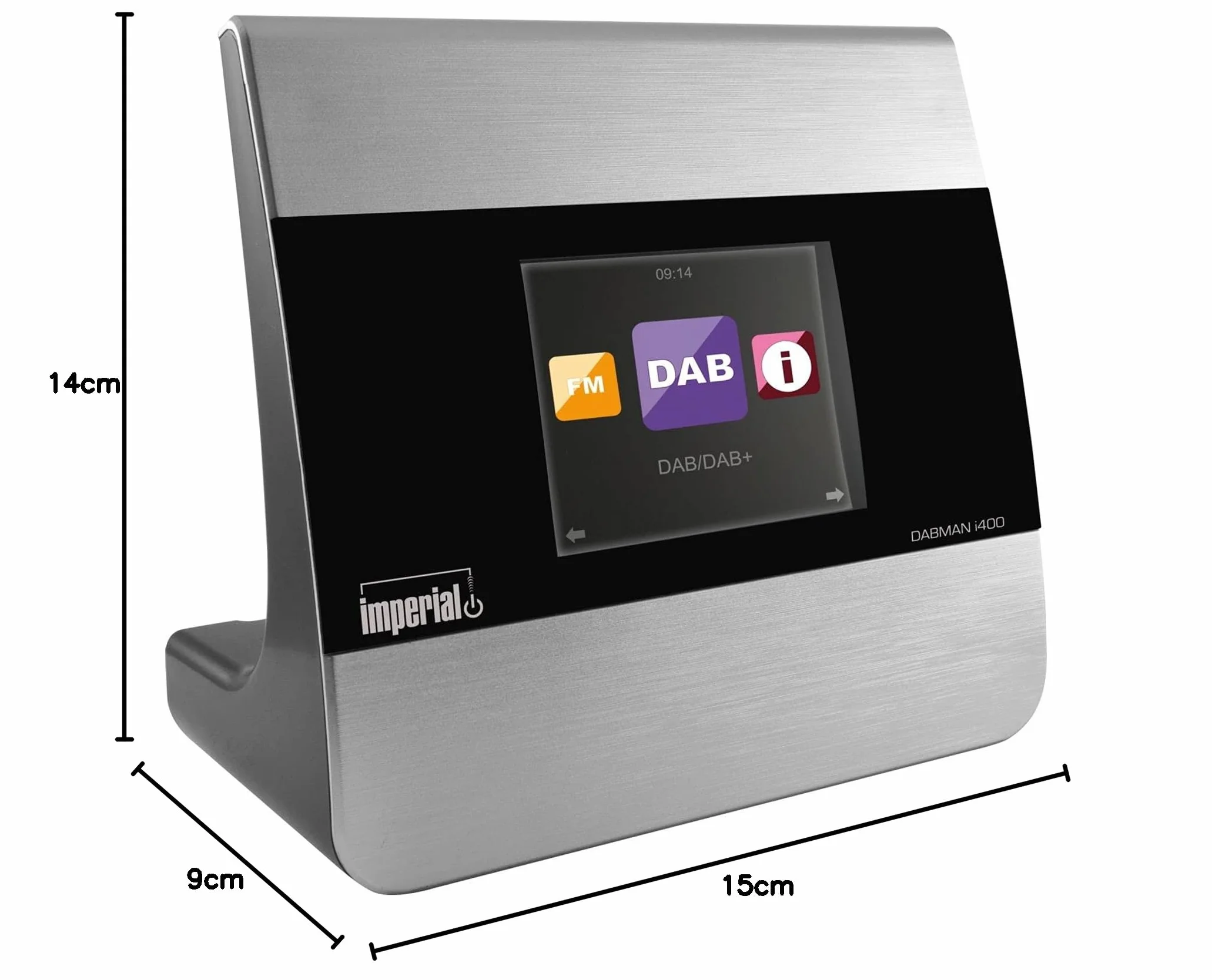 Imperial 22-240-00 Adapter HiFi Bluetooth/WiFi, Srebrny, 1 Sztuka