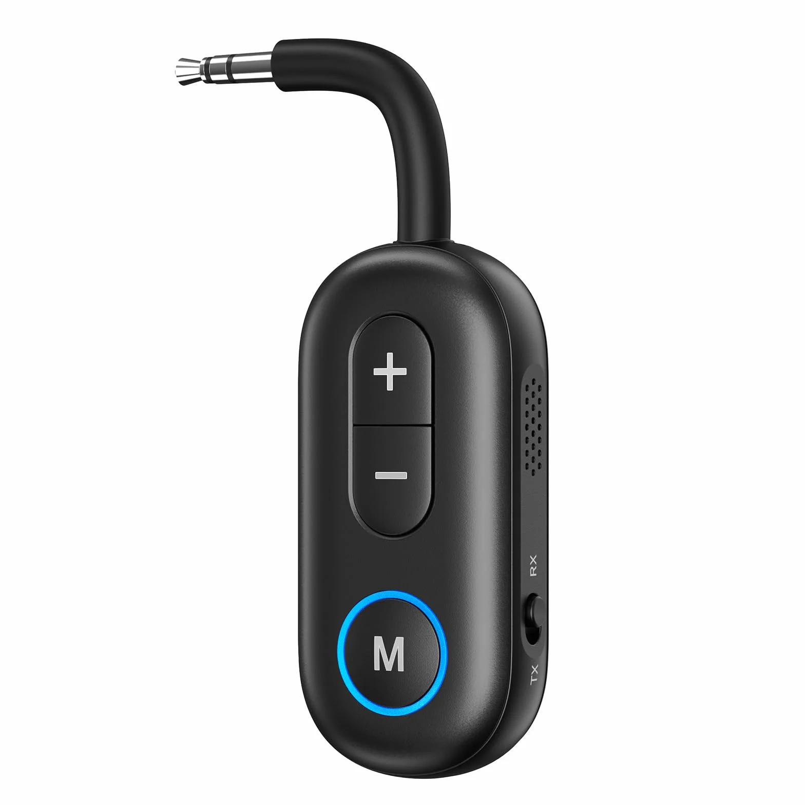Nadajnik-odbiornik Bluetooth 5.3, adapter słuchawkowy bezprzewodowy AUX, redukcja szumów, 14h odtwarzania
