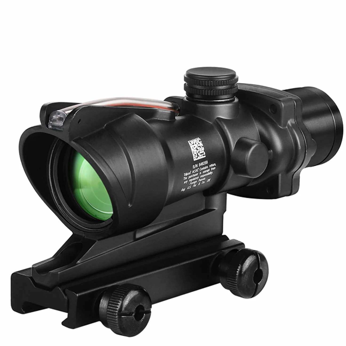 Paike Rifle Scope 4x32mm ACOG kolimator kolimatorowy z czerwoną siatką jodełkową