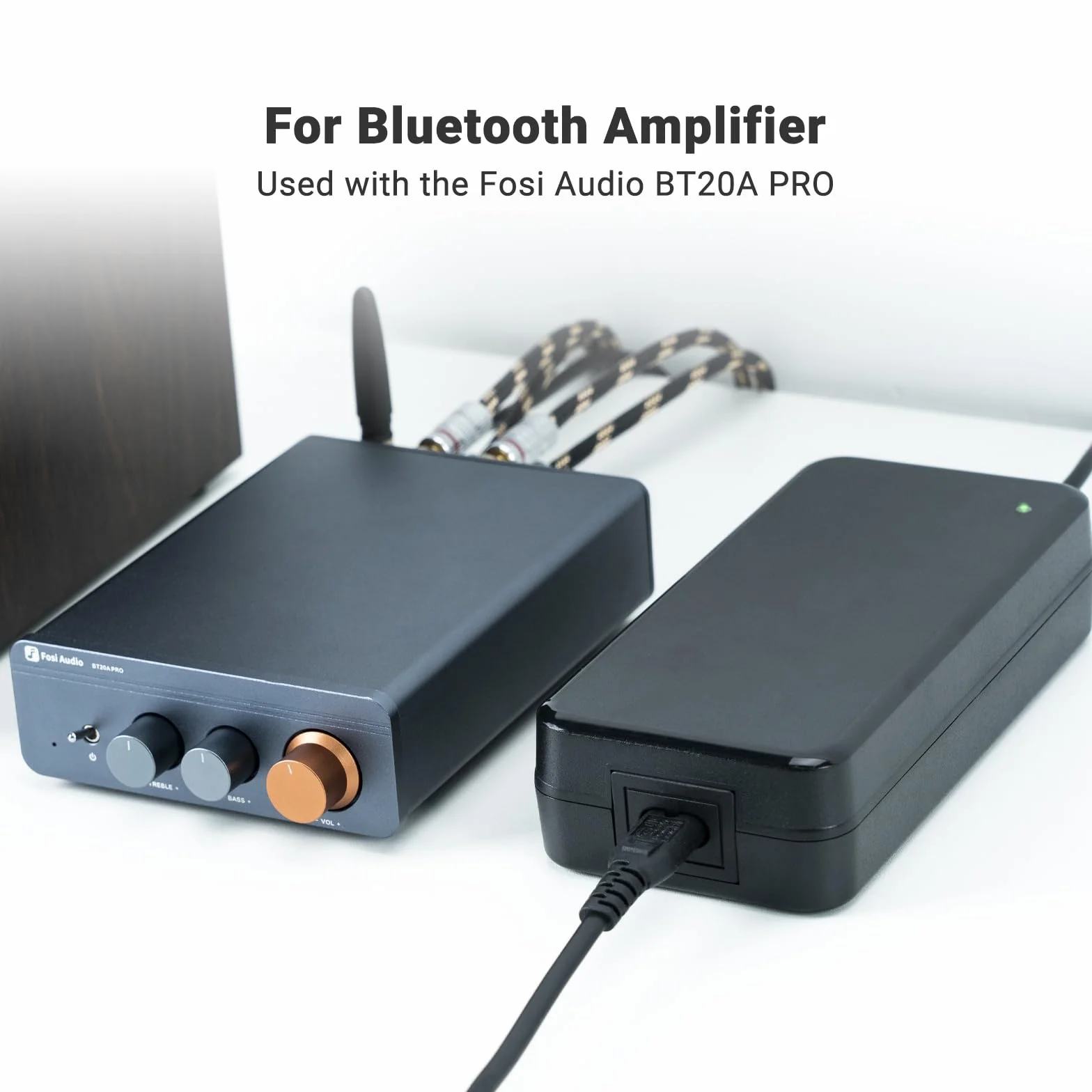 Fosi Audio 48V 5A zasilacz do domowego sprzętu audio odbiornik stereo z bluetooth wzmacniacz Mini Hi-Fi zintegrowany wzmacniacz klasy D