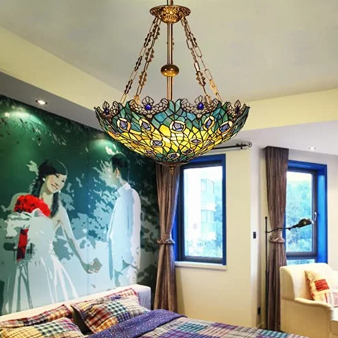 sufitowa sztuki, okrągłe okrągłe lampki sufitowe, minimalistyczne barokowe oświetlenie żyrandolowe LED do sypialni do salonu hotel kuchenny, 55 cm wygodna rocznica