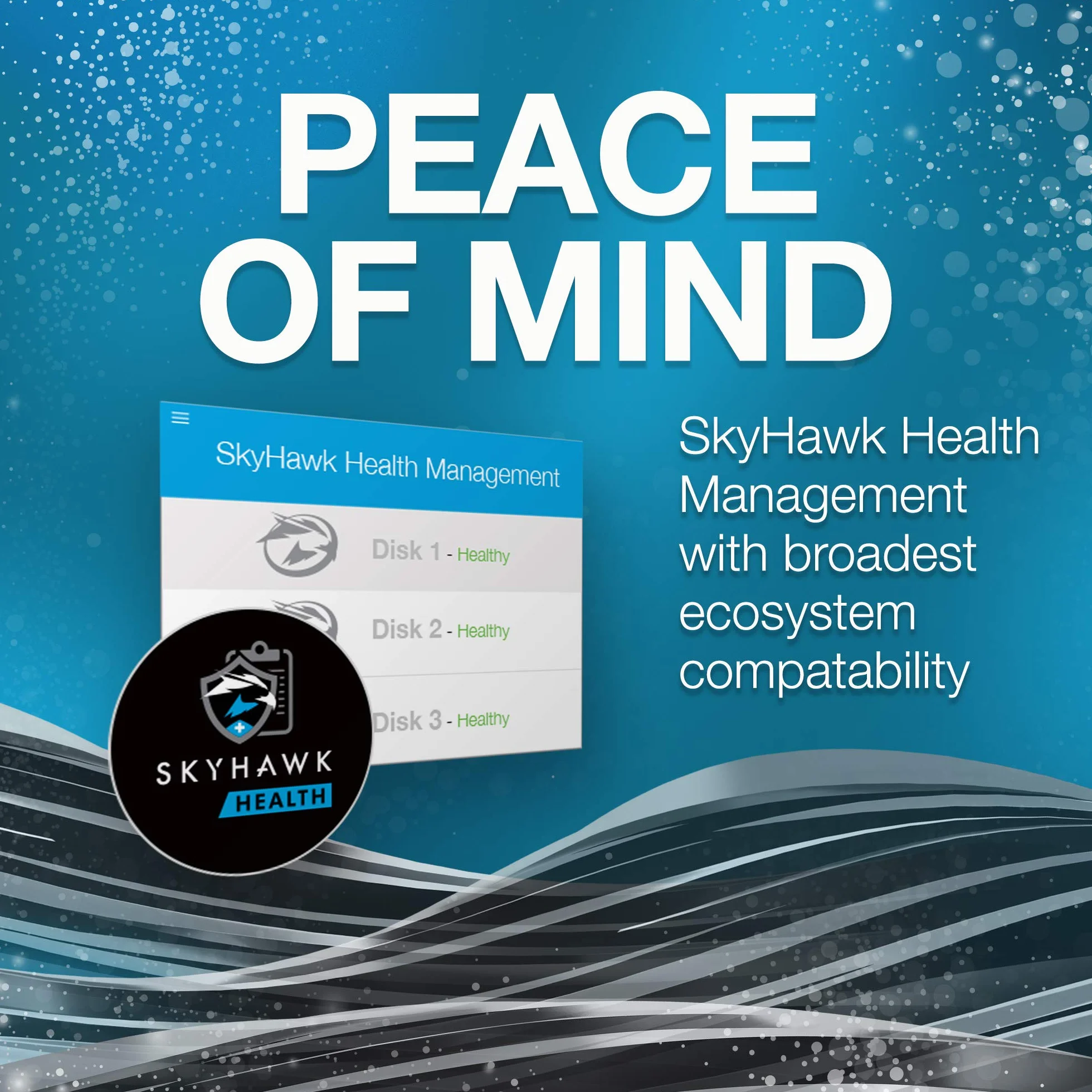 Seagate SkyHawk 4TB 3.5" SATA 6Gb/s 256MB Cache Wewnętrzny dysk twardy do monitoringu
