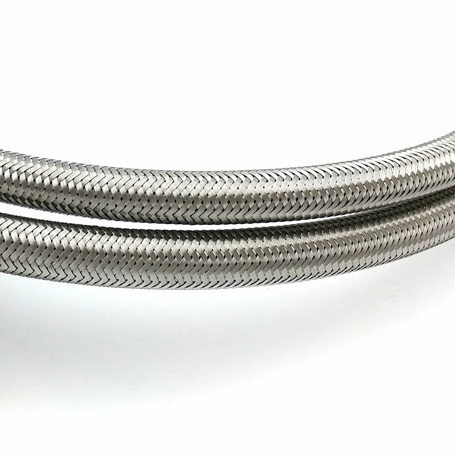 Zatwierdzony przez WRAS wąż elastyczny 500 mm 1/2 cala BSP 90° kolanko pojedyncza rura, stal nierdzewna 304 pleciona, wąż pancerny do kuchni, łazienki, bojlera i mieszacza monoblokowego