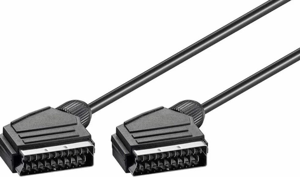 Goobay SCART kabel przyłączeniowy niklowany 7 mm 0,6 m