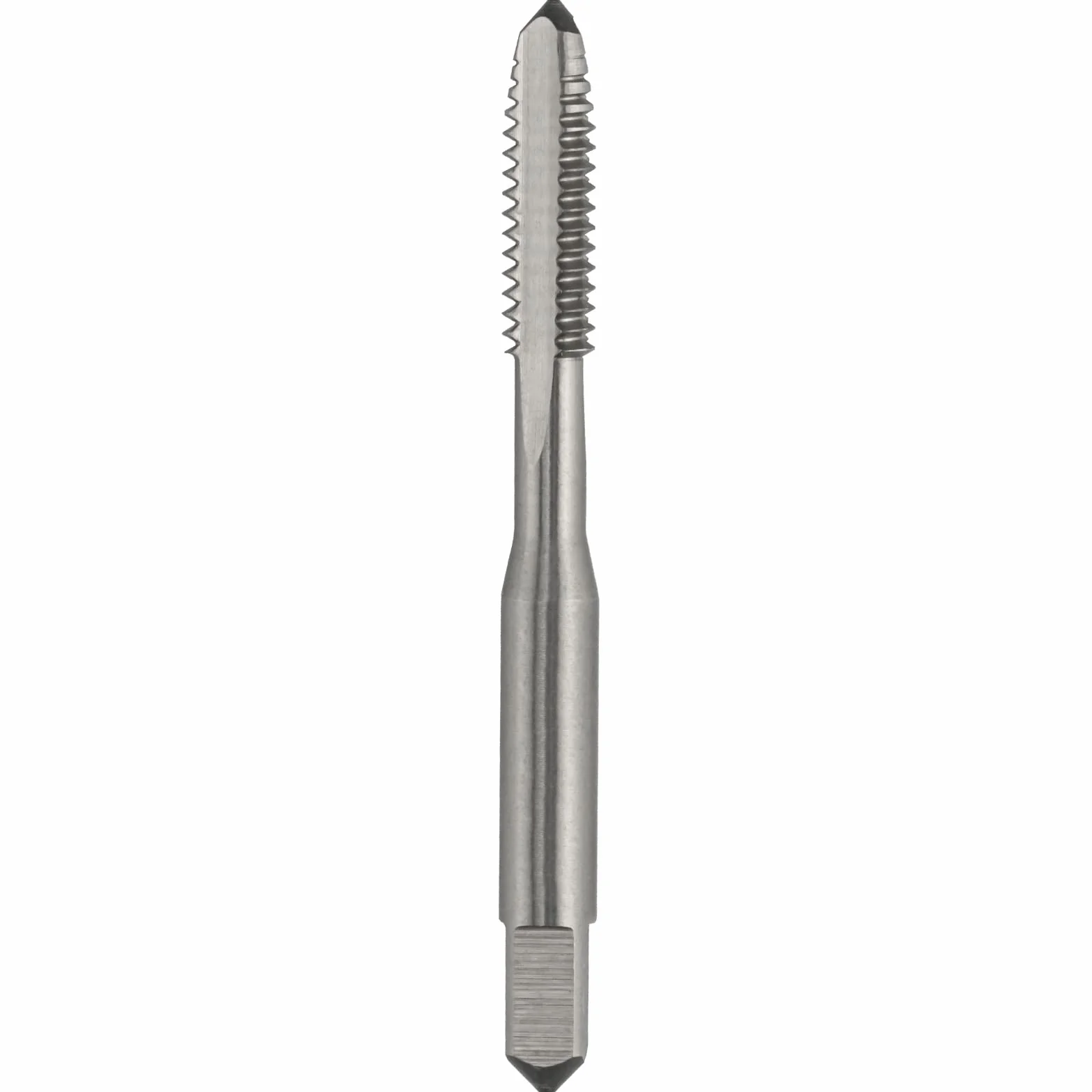 Zestaw gwintowników i narzynek metrycznych M2 x 0,4 mm, gwintownik maszynowy HSS M2 x 0,4 mm i narzynka okrągła ze stali narzędziowej stopowej M2 x 0,4 mm, prawa strona