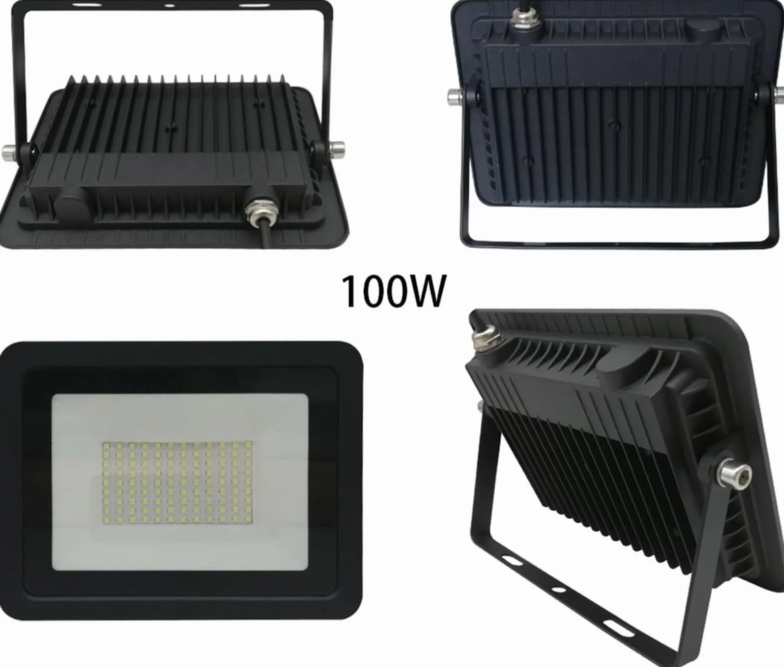 Lampy solarne zewnętrzne, Reflektory Lampa IP68 Biały reflektor Led Zewnętrzny zewnętrzny do patio, ogrodu(Cold Light 6000k,10W)