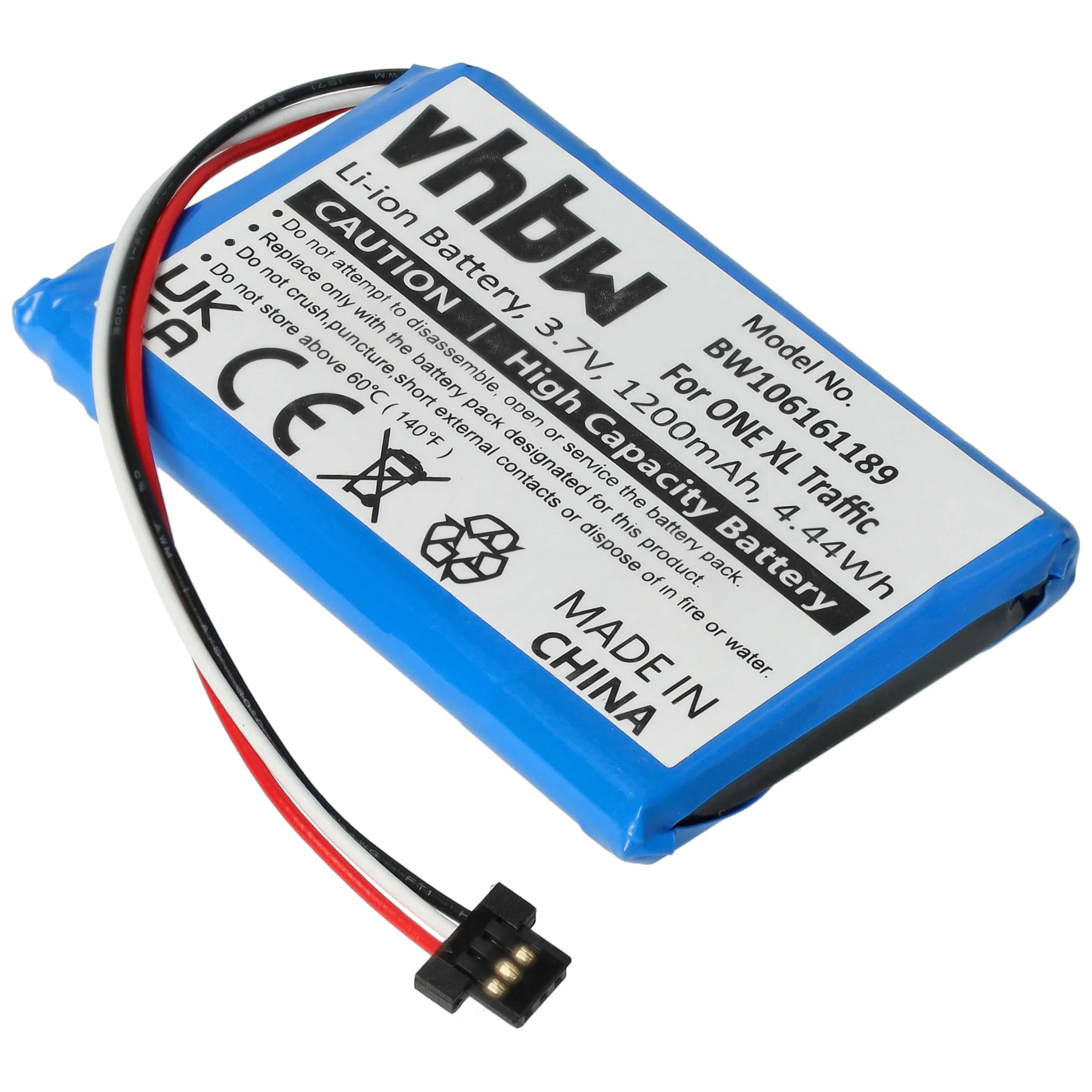 vhbw Bateria kompatybilna z TomTom XL Live 1200mAh 3,7 V Li-Ion