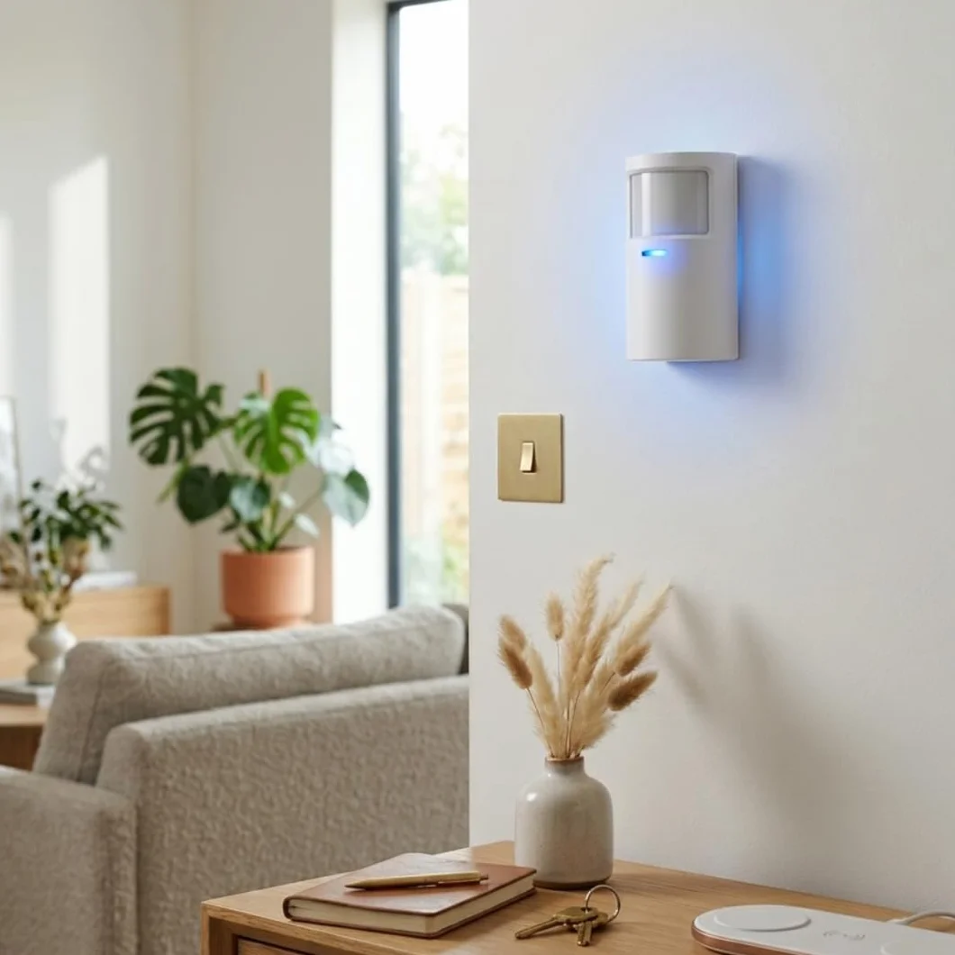 Daewoo Security Touch Essential+ - Alarm domowy bez abonamentu z kamerą HD, syreną słoneczną, 4 czujniki drzwi, 2 czujniki ruchu - kompatybilny z Alexa i Google Home