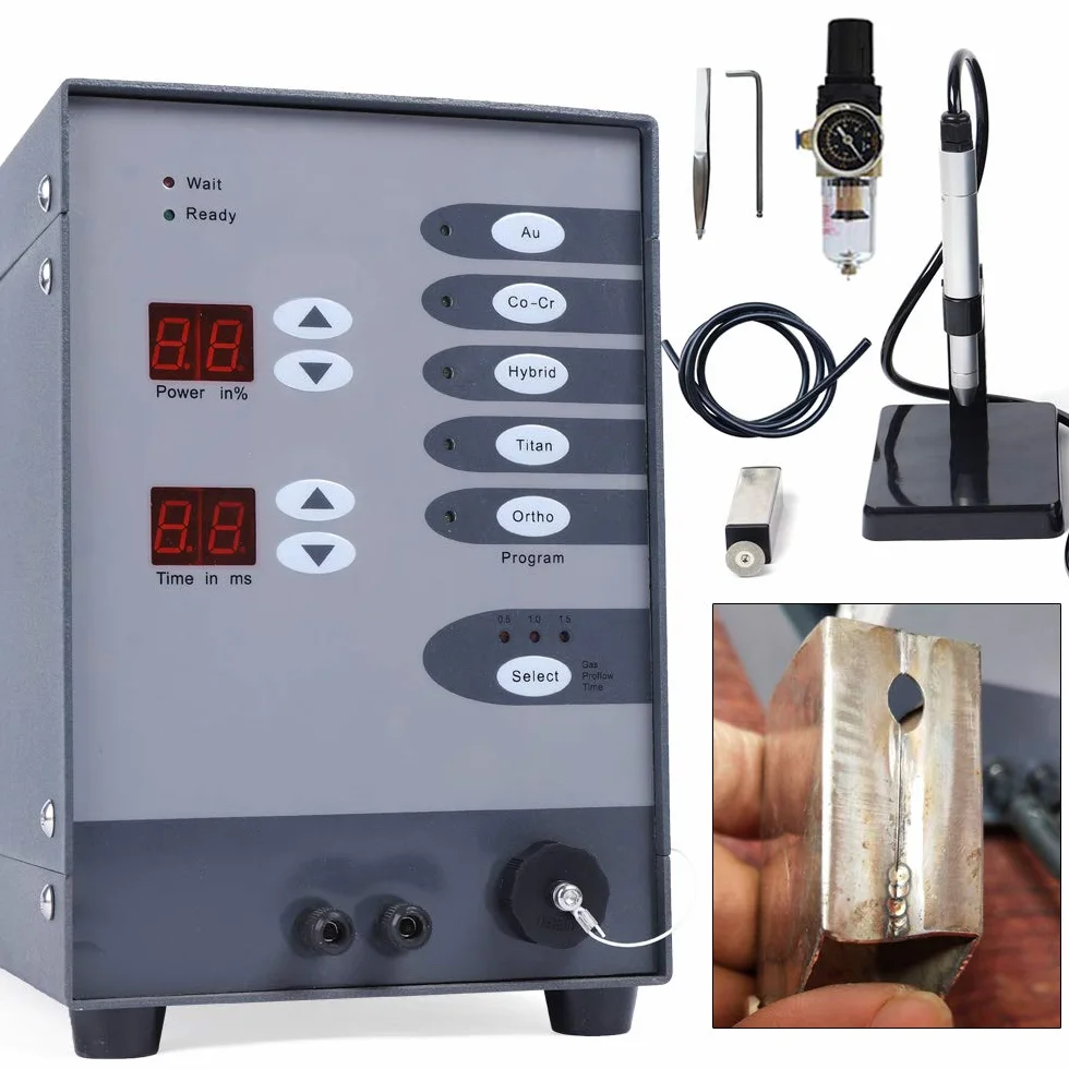 Zgrzewarka punktowa Zestaw do trwałego zgrzewania biżuterii Zgrzewarka punktowa CNC 110V 60HZ Pulsacyjna spawarka łukiem argonowym do samodzielnej naprawy biżuterii Złoto