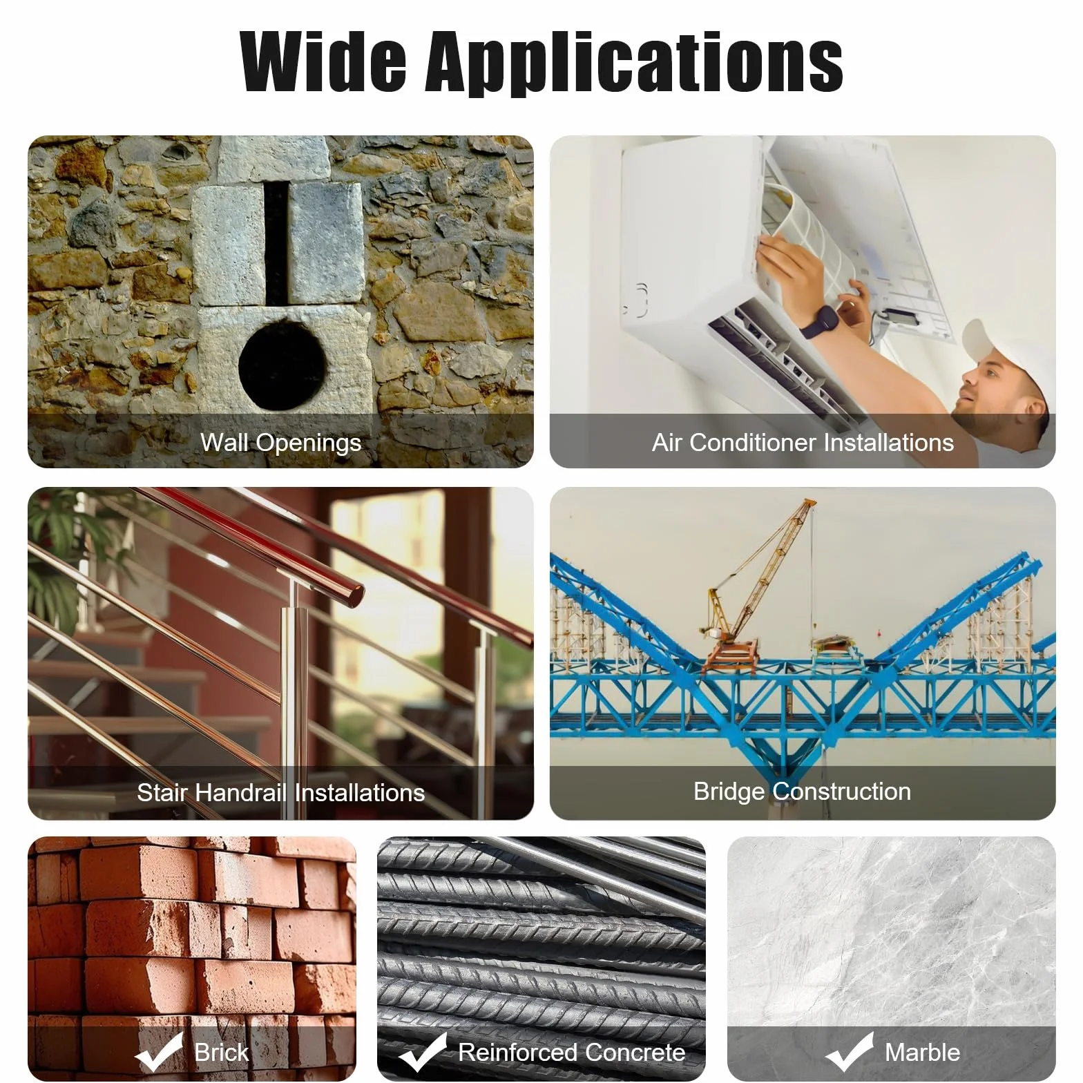 Wiertarka rdzeniowa na mokro i na sucho do 180 mm, Masonry, koronka wiertnicza ze stojakiem do wiercenia w żelbetonie, cegle, marmurze, 2200 W
