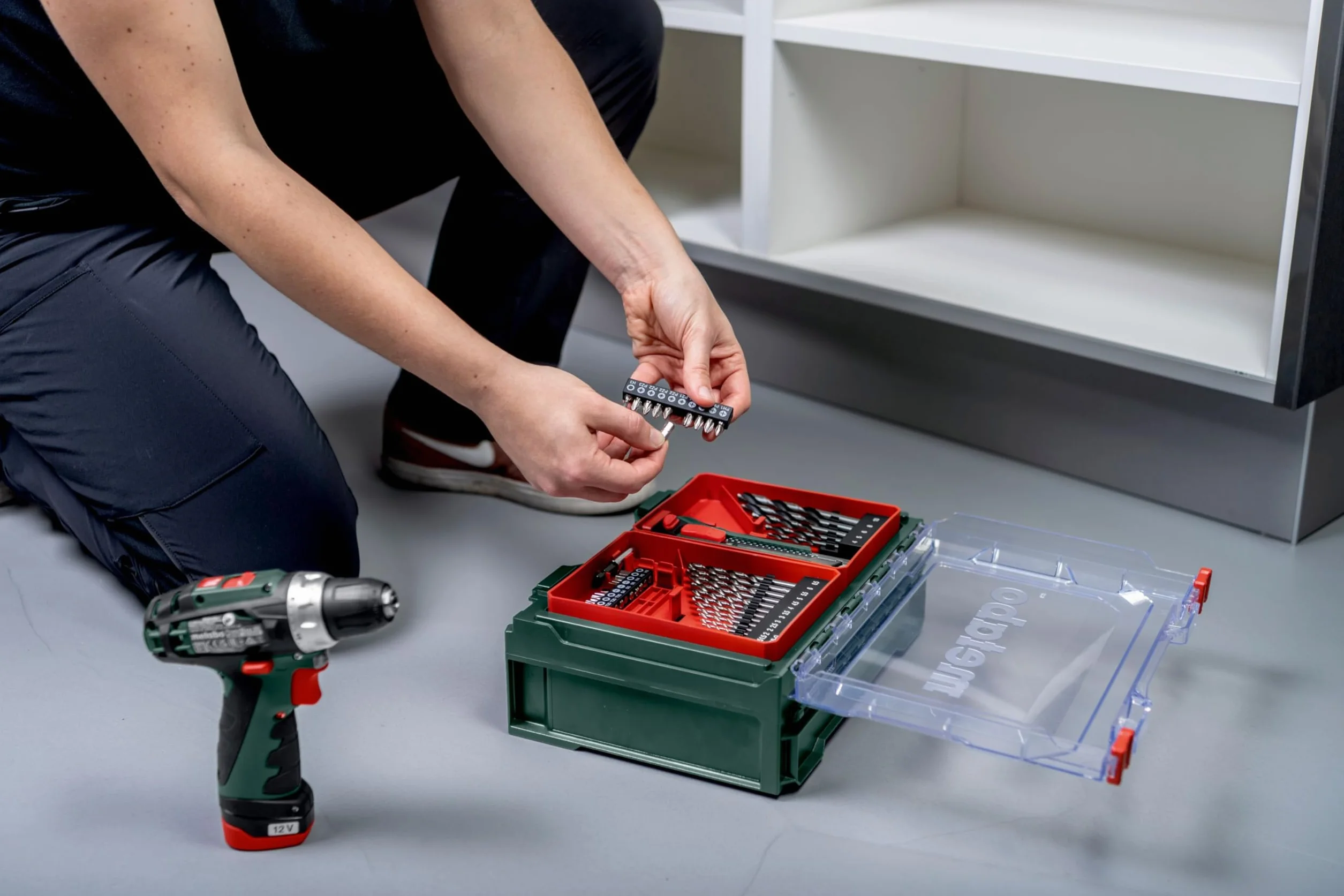 TALADROS - ATORNILLADORES DE BATERÍA - Con batería de 12 V Insertable PowerMaxx BS Basic Set