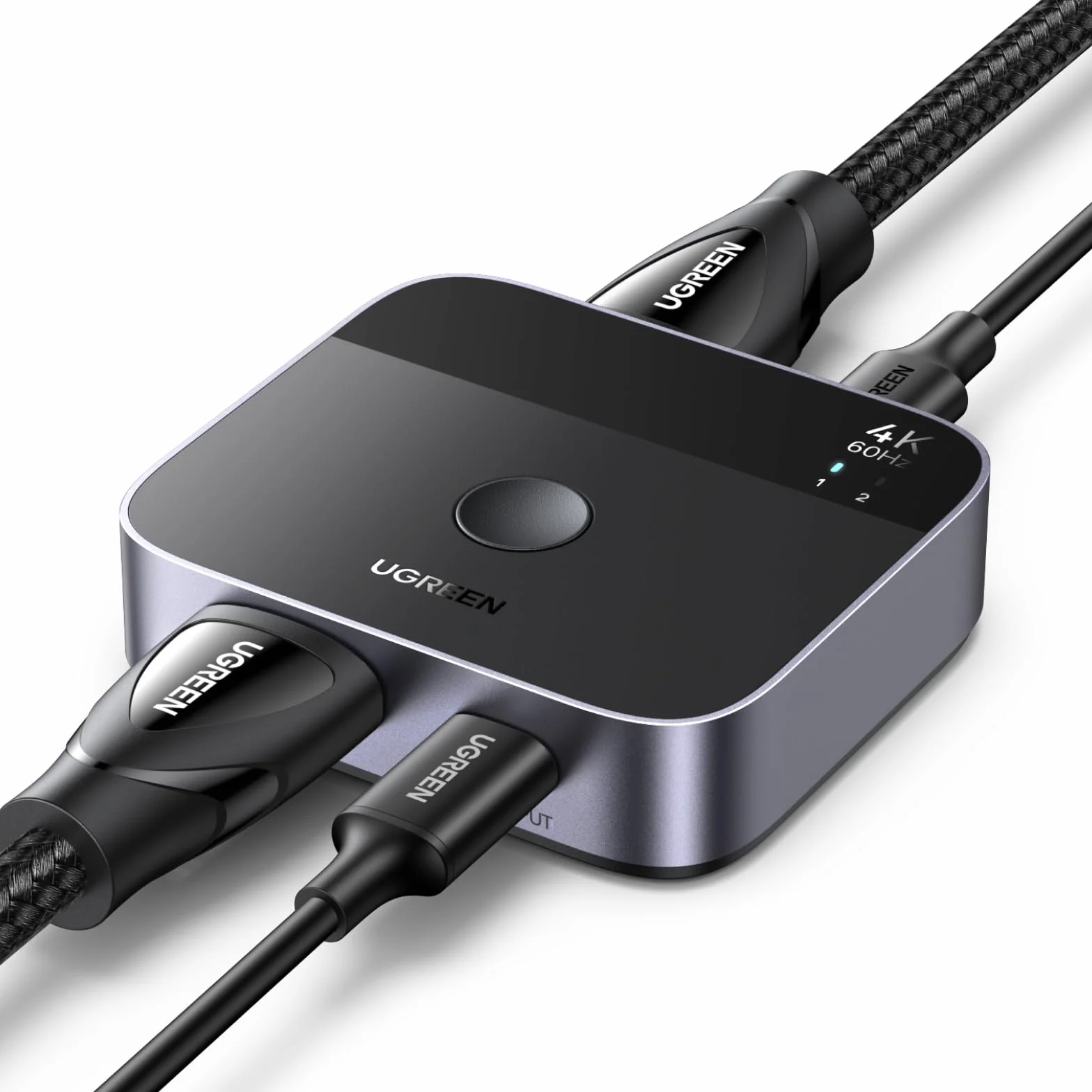 UGREEN 4K HDMI Switch 2x1 HDMI Splitter USB C Input Display One Screen