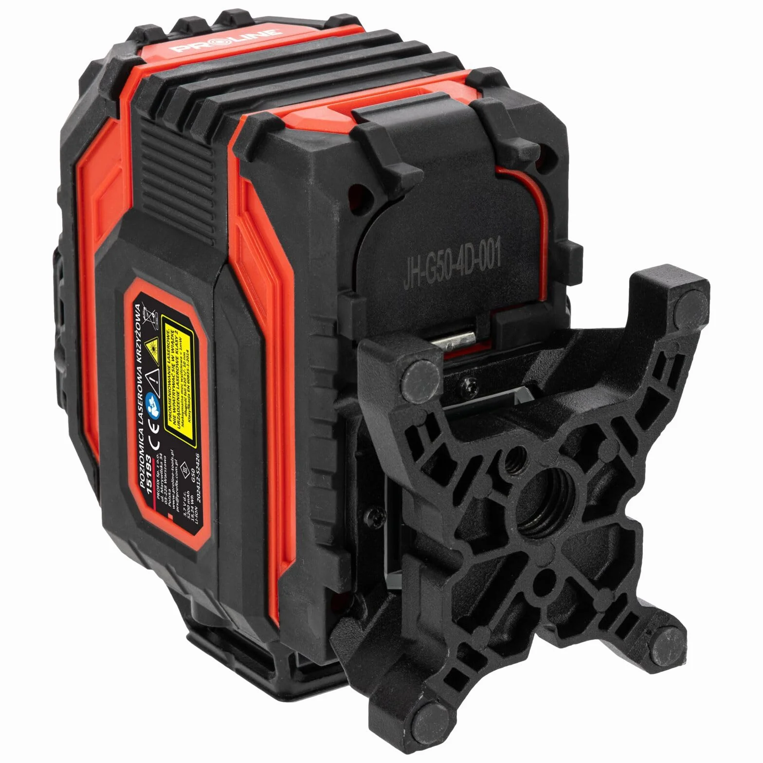 PROLINE Poziomnica laserowa 15193 25 m zielona 4D, 1.5 mm/5 m, IP54, CE, Li-Ion