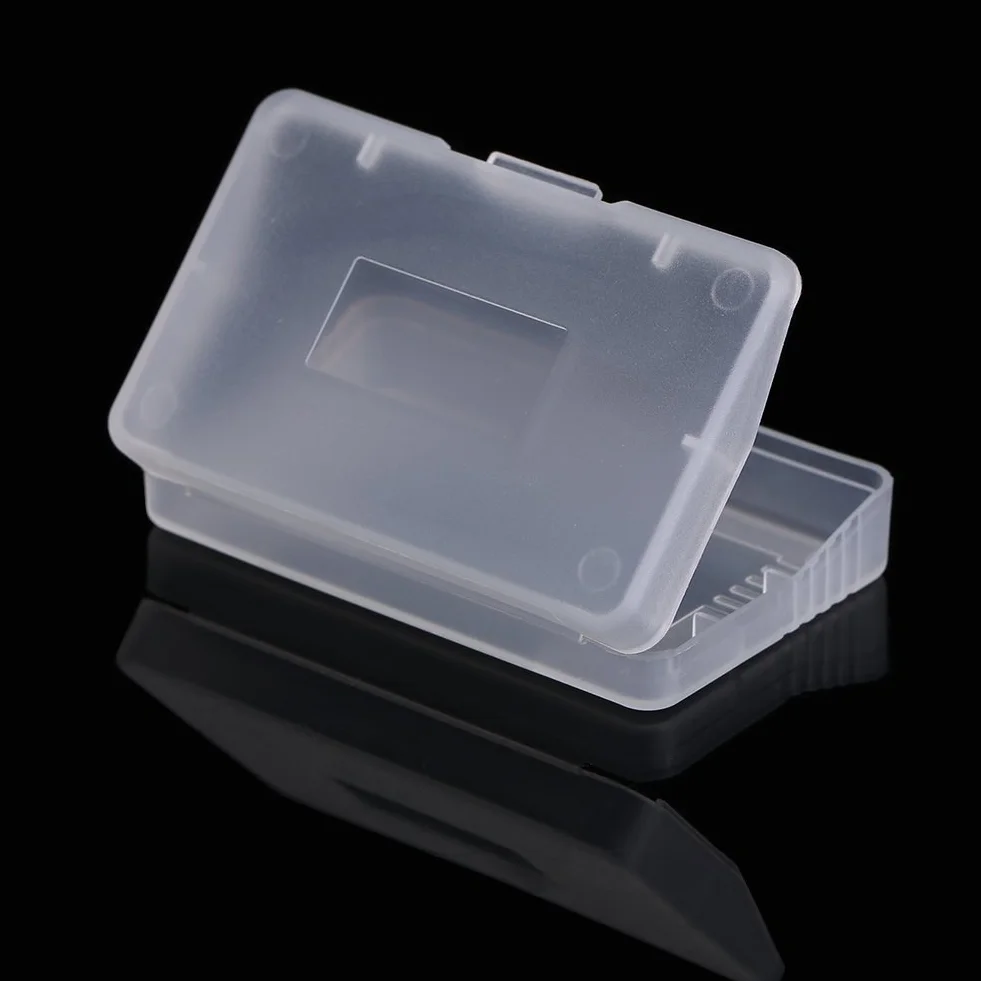 Tonysa Przezroczysta Osłona Przeciwpyłowa Kaseta do Gry Game Boy Advance GBA Uchwyt Ochronny