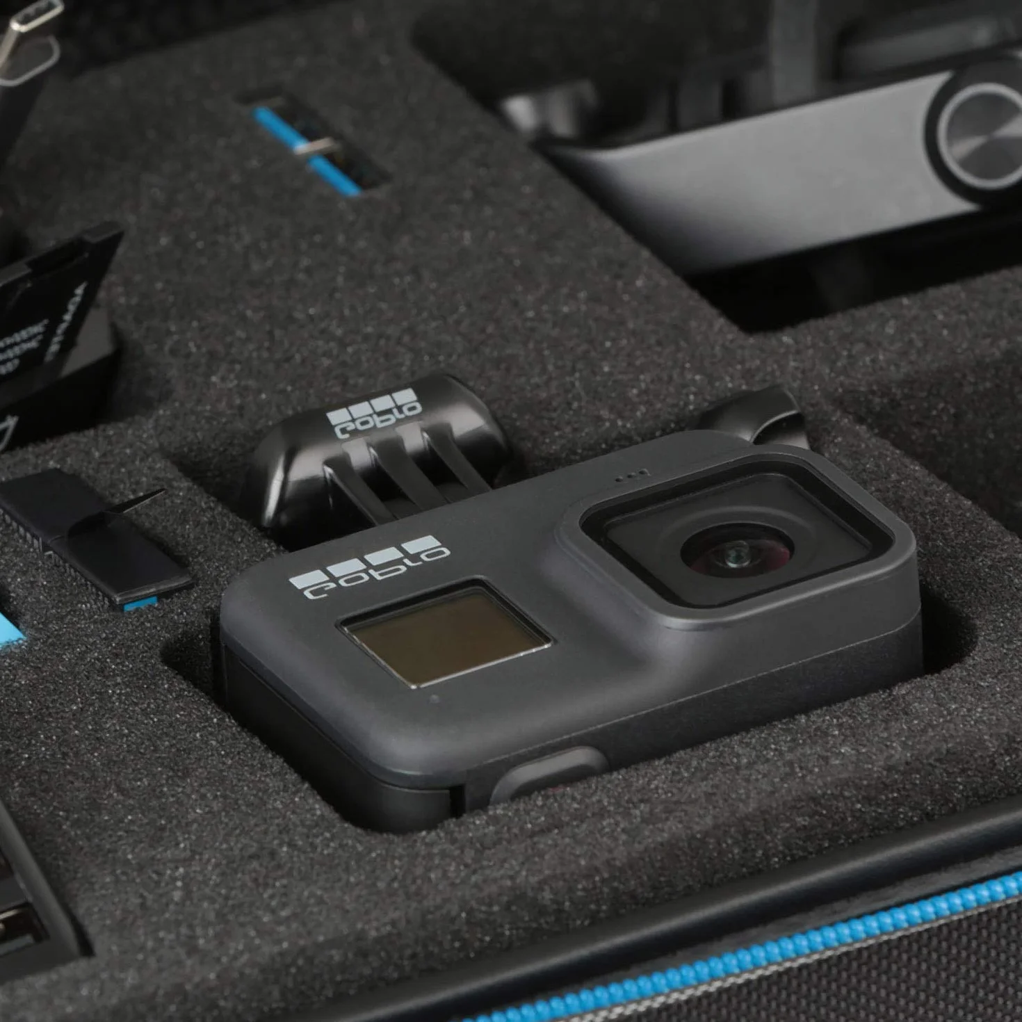 Etui kompatybilne z DJI OSMO Action, Czarny, Case (M)